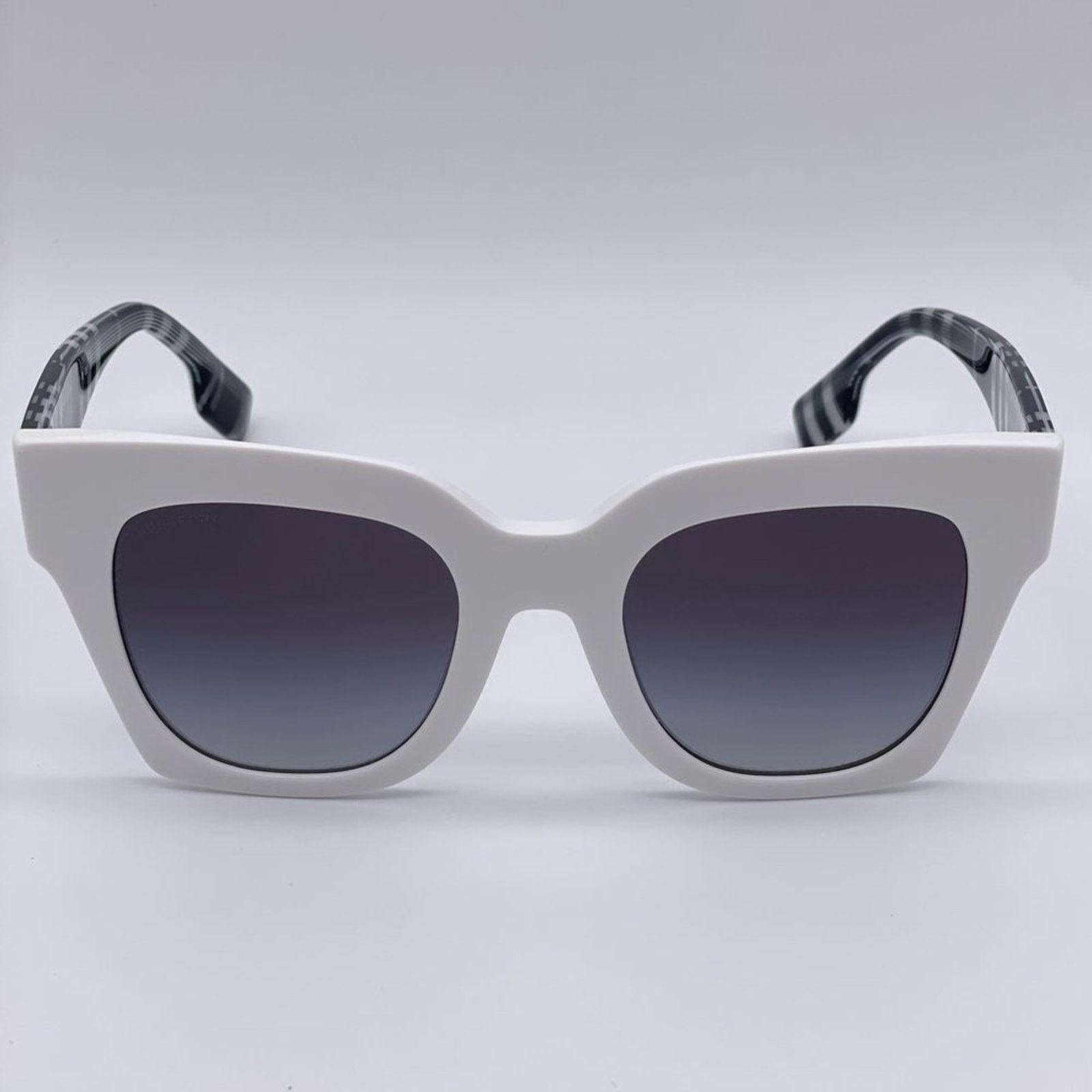 Burberry NEW BURBERRY BE4364 Kitty 39958G White/Gray Gradient Woman Size ONE SIZE - 3 Thumbnail