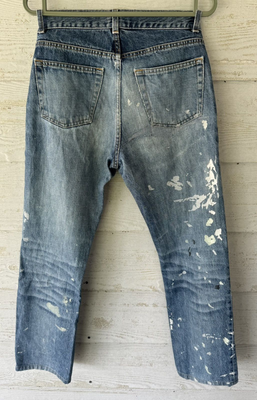 Helmut Lang 🔥RARE🔥VINTAGE HELMUT LANG PAINTER JEANS 1998 CLASSIC CUT Size US 29 - 3 Thumbnail