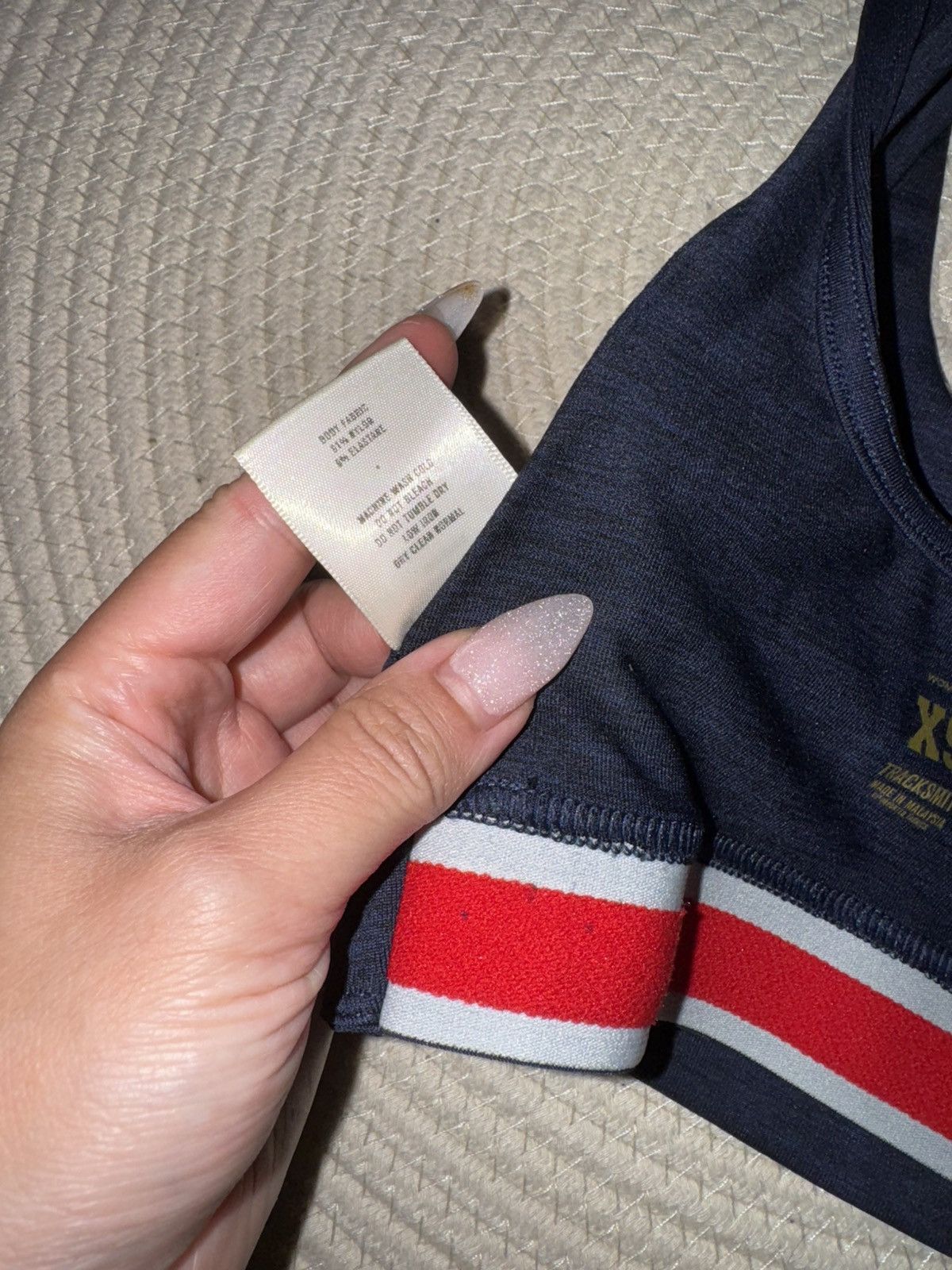 Tracksmith New England Tracksmith Session Bra size XS in Navy never worn Size XS / US 0-2 / IT 36-38 - 5 Thumbnail