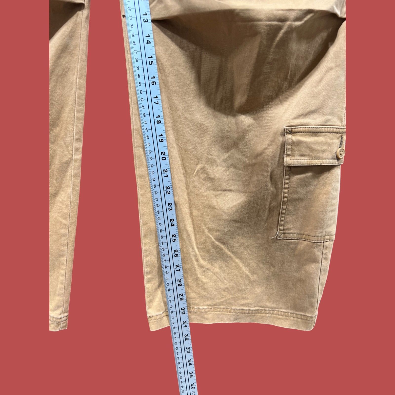 Other Wild Fable - Women's High-Rise Cargo Pants - Light Brown - 1 Size 40" / US 18 - 6 Thumbnail