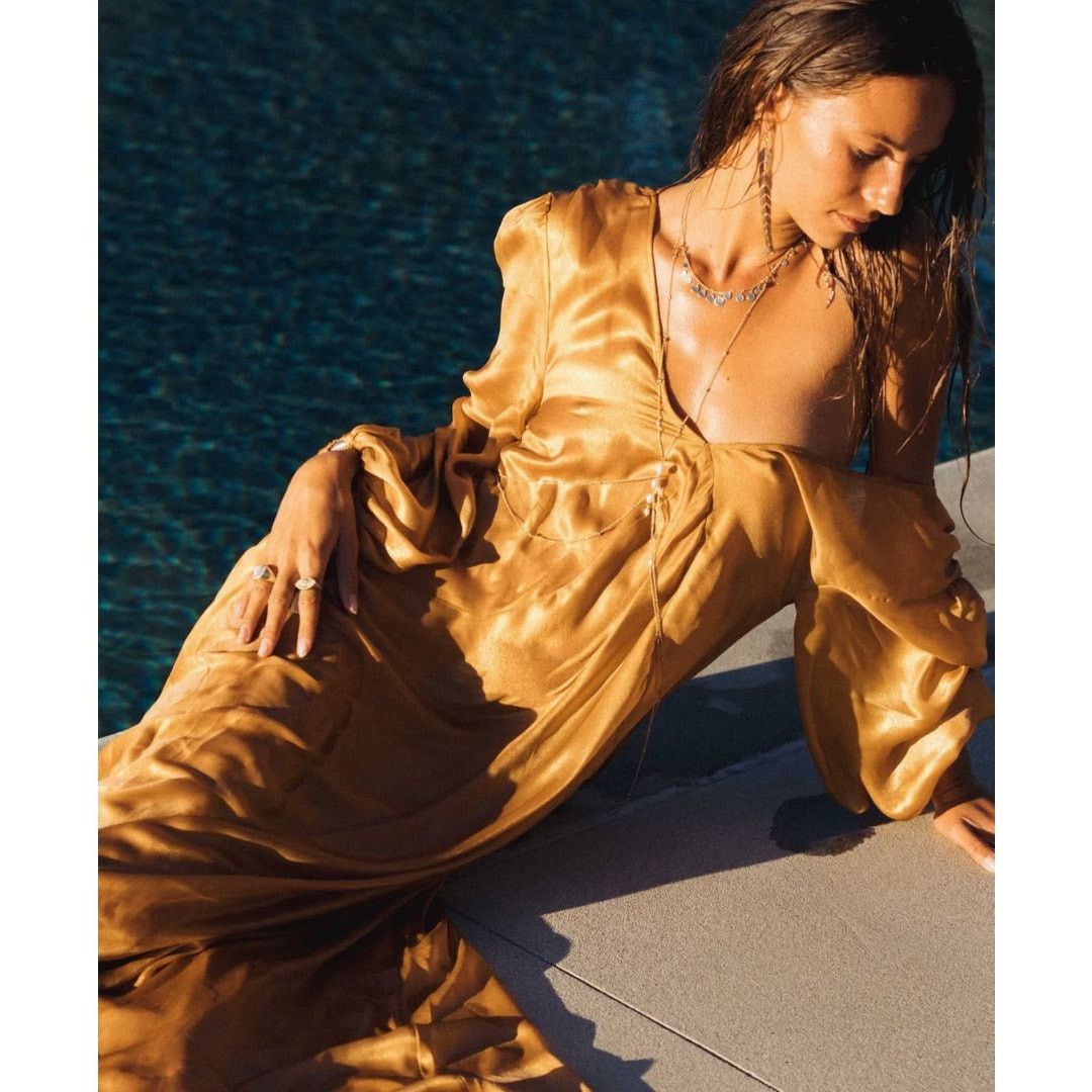 Other Jen's Pirate Booty | NWT Golden Parade Maxi Dress XL Size XL / US 12-14 / IT 48-50 - 3 Thumbnail