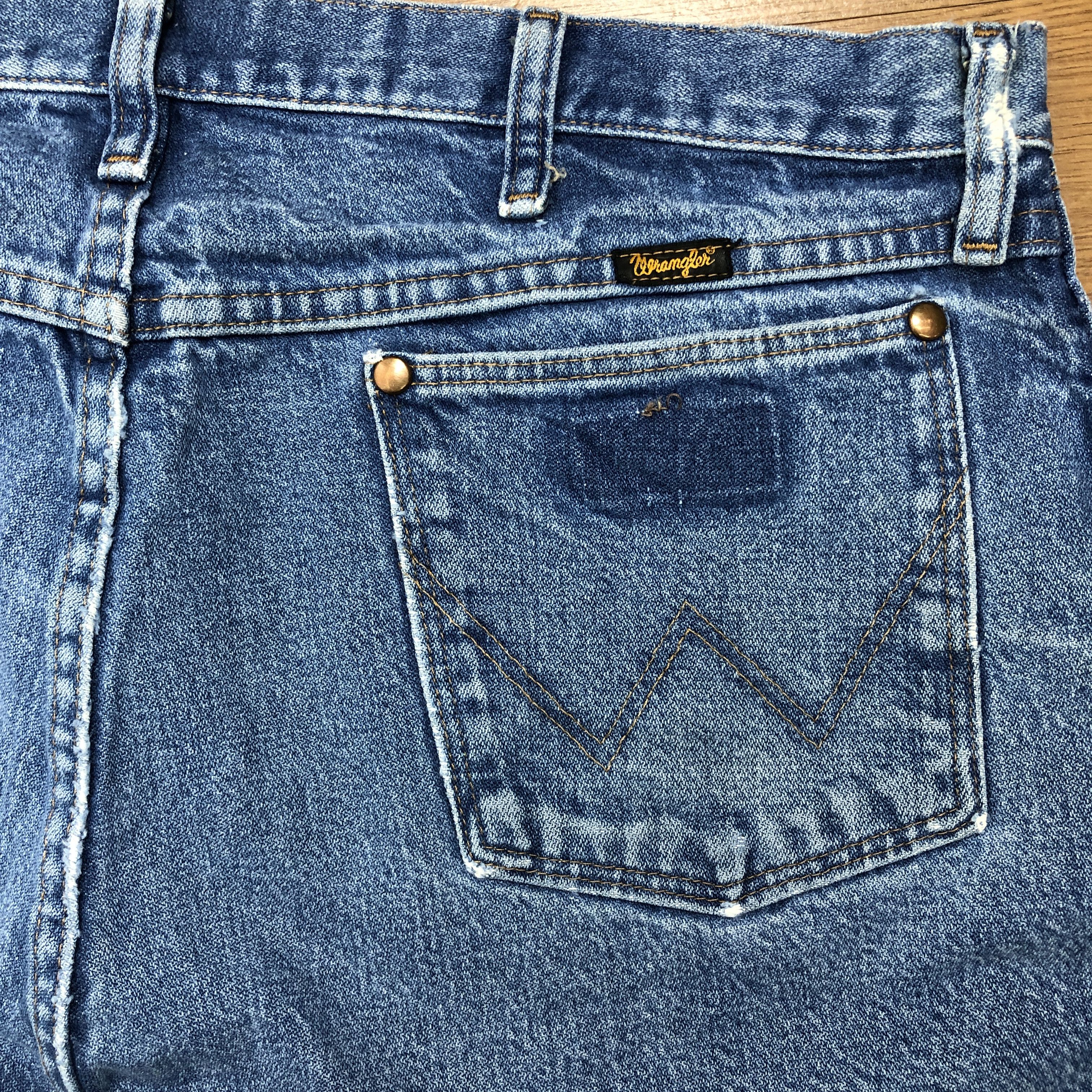 Vintage × Wrangler 38 x 31.5 Vintage Wrangler Jeans L1432 Size US 38 / EU 54 - 10 Thumbnail