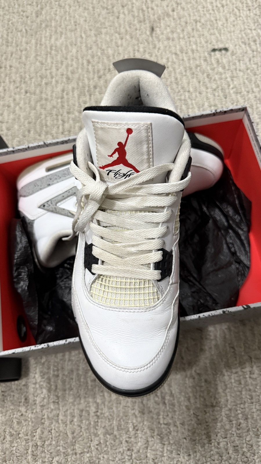 Jordan Brand Jordan Cement 4’s / OG Pair Size US 9.5 / EU 42-43 - 3 Thumbnail