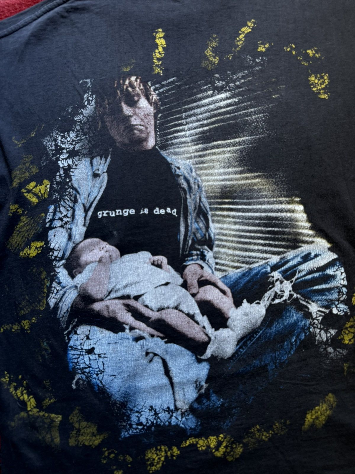 Nirvana Vintage 90’s bootleg Kurt Cobain Grunge Is Dead T-shirt Size US L / EU 52-54 / 3 - 4 Thumbnail