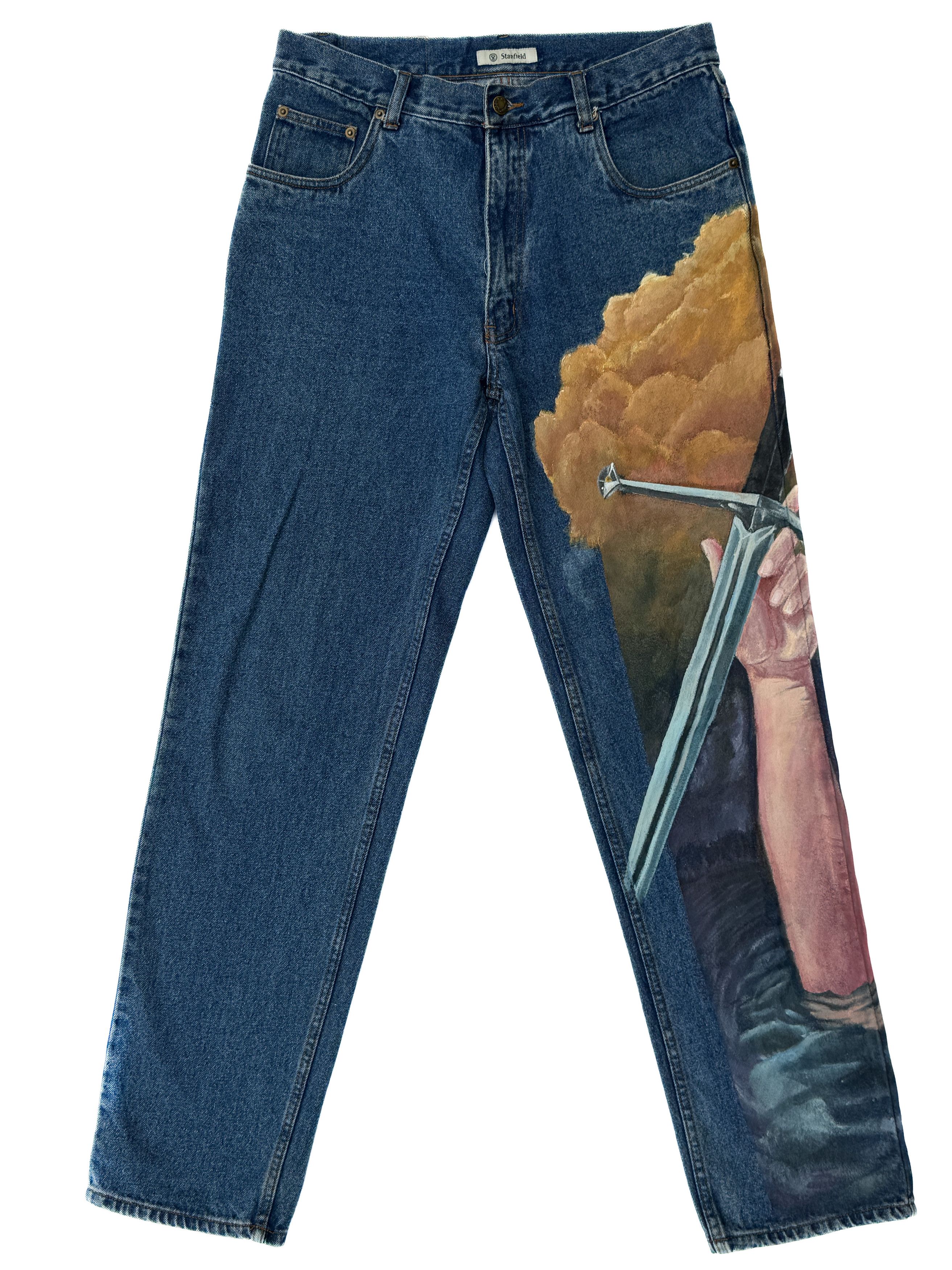 Other Lady of The Lake - Custom Jeans Size US 33 - 1 Thumbnail