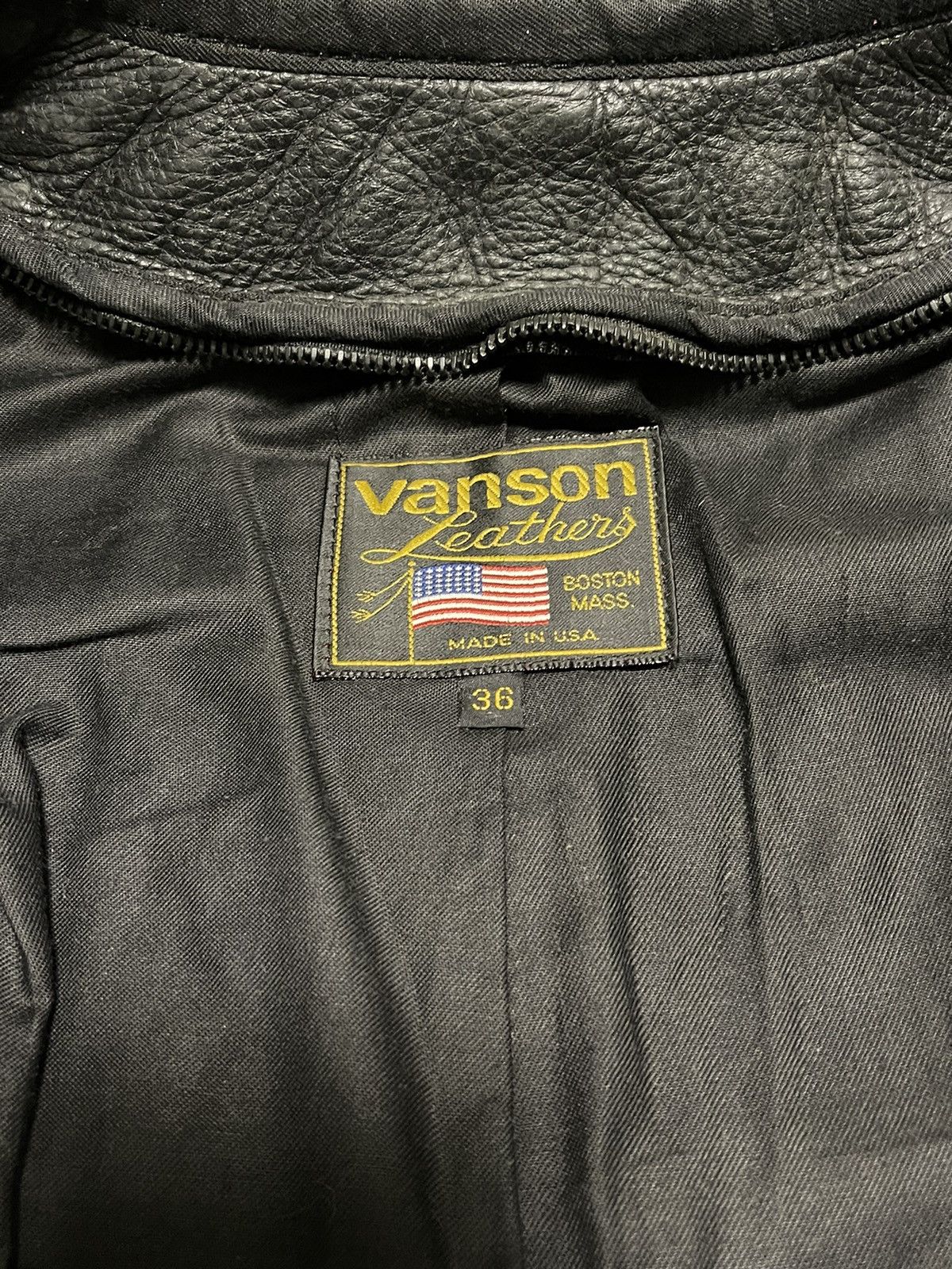 Vanson Leathers Vintage Vanson Leather Rider Jacket Size US S / EU 44-46 / 1 - 13 Thumbnail