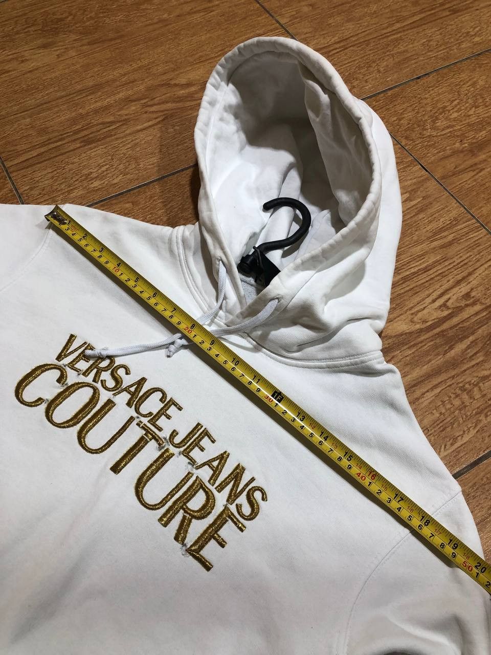 Versace Jeans Couture Versace Jeans Couture Hoodie Gold Logo Print Size US XS / EU 42 / 0 - 9 Thumbnail