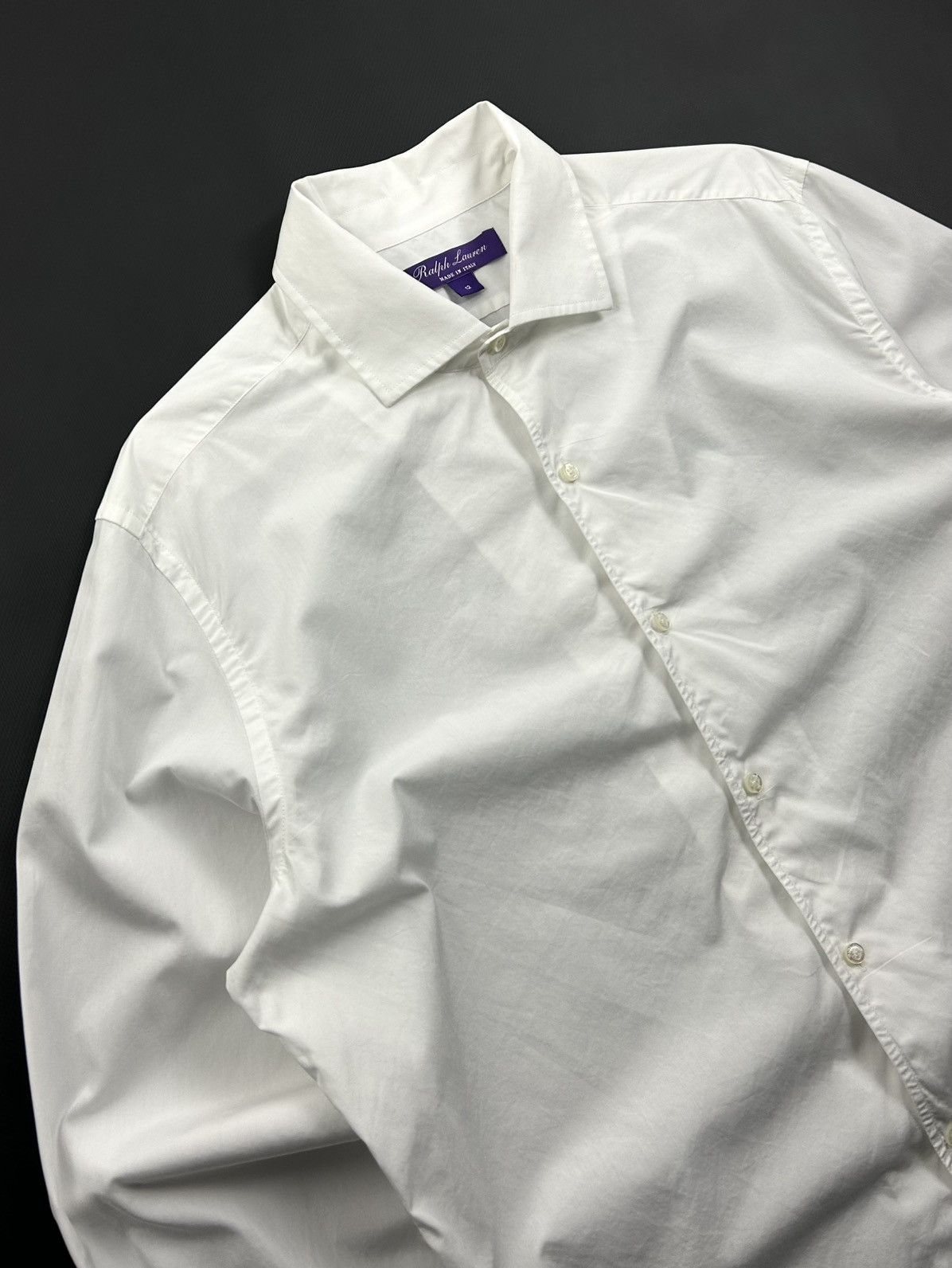 Ralph Lauren Purple Label Ralph Lauren Purple Label White Button-Up Shirt Women’s L 12 Size L / US 10 / IT 46 - 7 Thumbnail