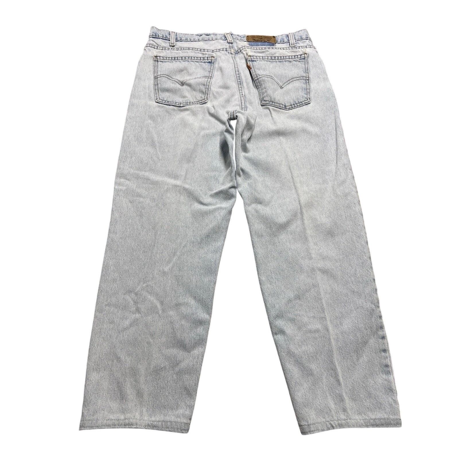 Levi's Levis- 550 Jeans 90s Orange Tab Distressed Denim USA Size US 36 / EU 52 - 2 Thumbnail