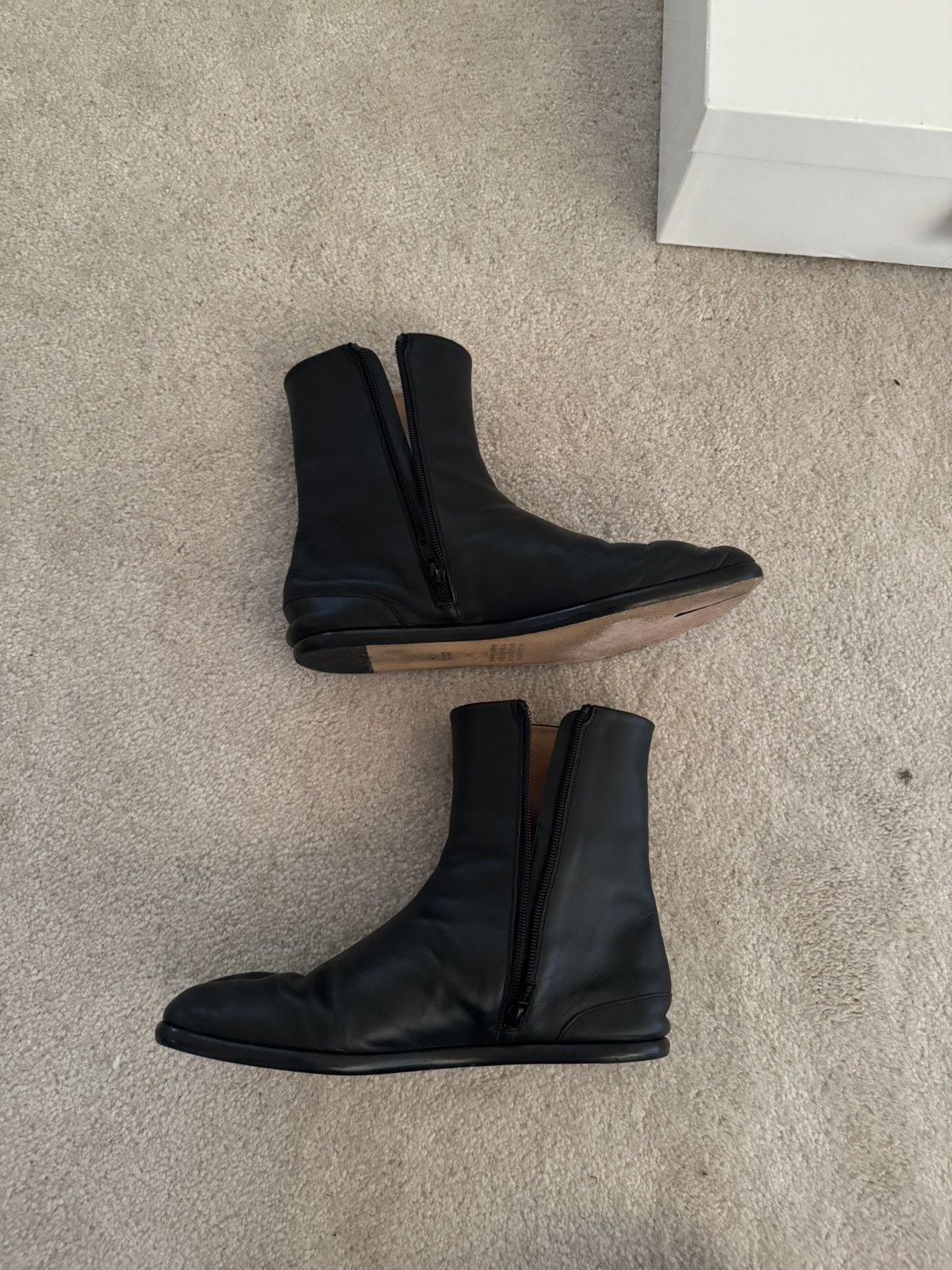 Maison Margiela Maison Margiela tabi boots - black calf leather Size US 8 / EU 41 - 3 Thumbnail