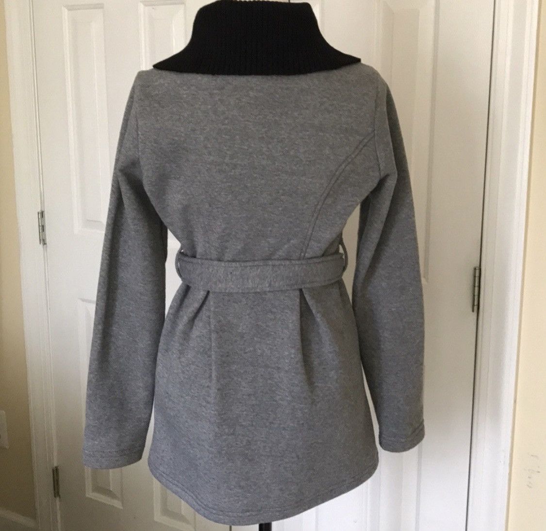 Other VINTAGE SOFT SHELL BUTTON UP BELTED COAT Size M / US 6-8 / IT 42-44 - 3 Thumbnail