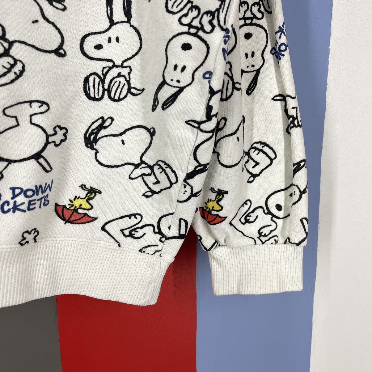 Peanuts Vintage SNOOPY Crew Neck Sweatshirt #1458/AY Size M / US 6-8 / IT 42-44 - 4 Thumbnail