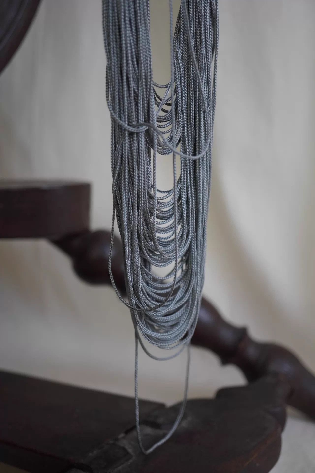 Maison Margiela Margiela 2000s Gray Cotton Necklace Size ONE SIZE - 5 Thumbnail