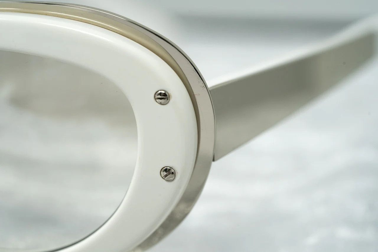 Yohji Yamamoto Yohji Yamamoto Sunglasses Cat Eye White and Clear Size ONE SIZE - 8 Thumbnail