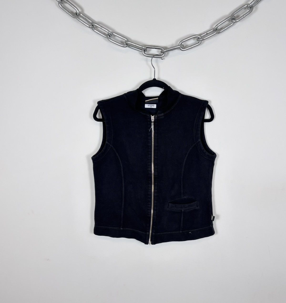 Gianfranco Ferre Vintage Gianfranco Ferre Golf Women’s Black Full Zip Vest Size M / US 6-8 / IT 42-44 - 1 Thumbnail