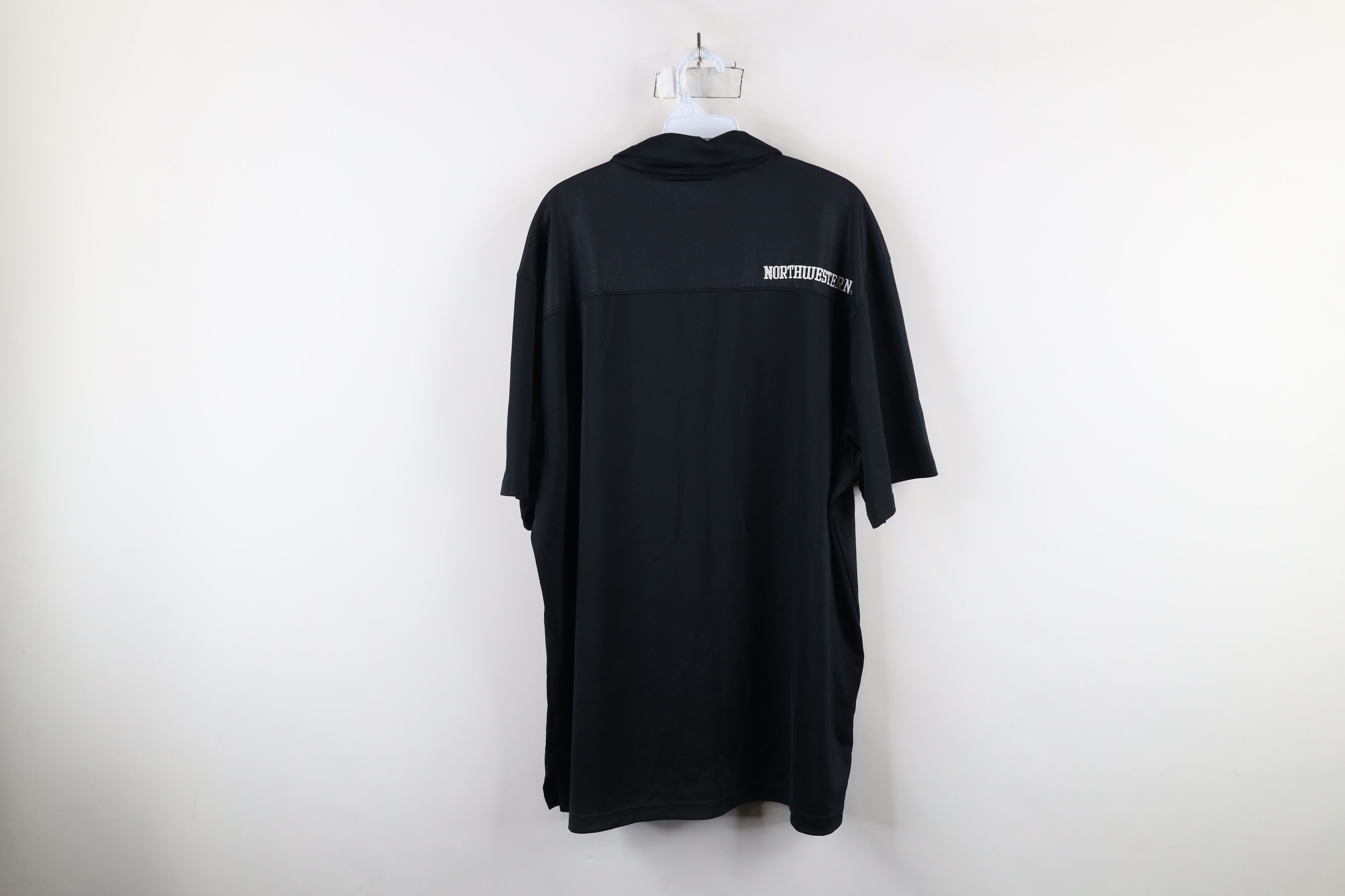 Under Armour × Vintage Under Armour University Collared Golf Polo Shirt Black Size US XXL / EU 58 / 5 - 13 Thumbnail
