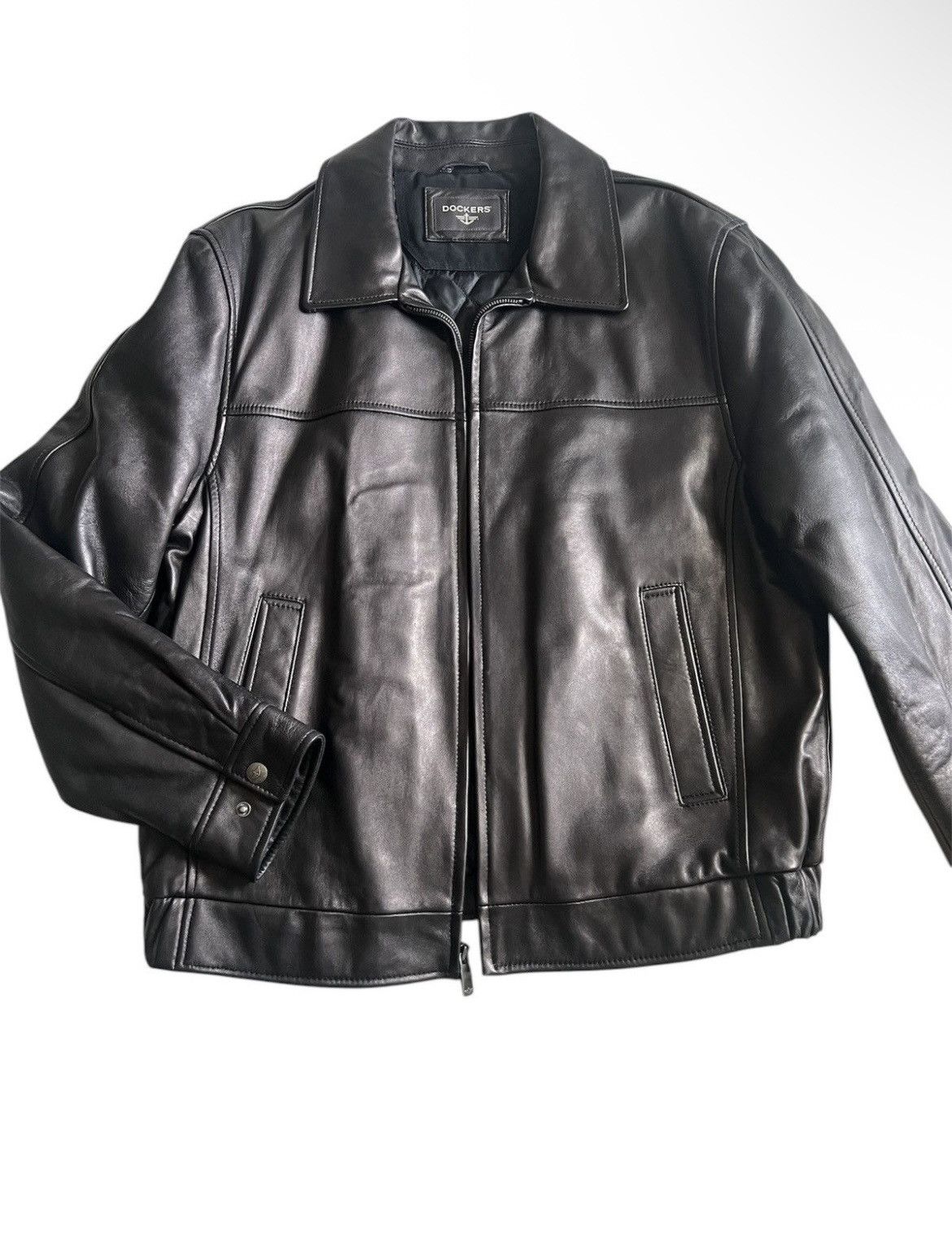 Dockers dockers leather jacket Size US L / EU 52-54 / 3 - 1 Thumbnail