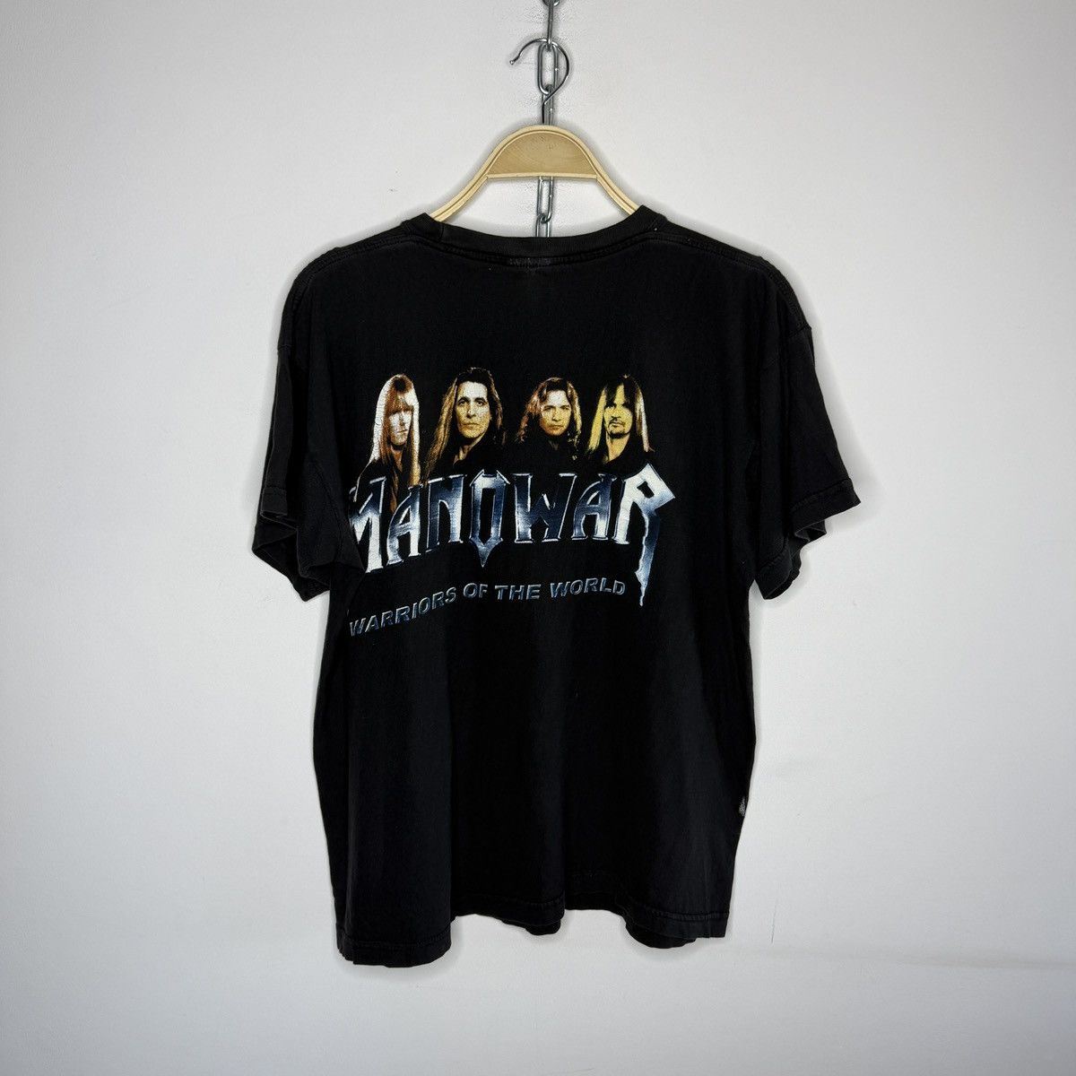 Band Tees RARE VINTAGE MANOWAR ROCK BAND THE DAWN OF BATTLE T SHIRT Size US M / EU 48-50 / 2 - 2 Thumbnail