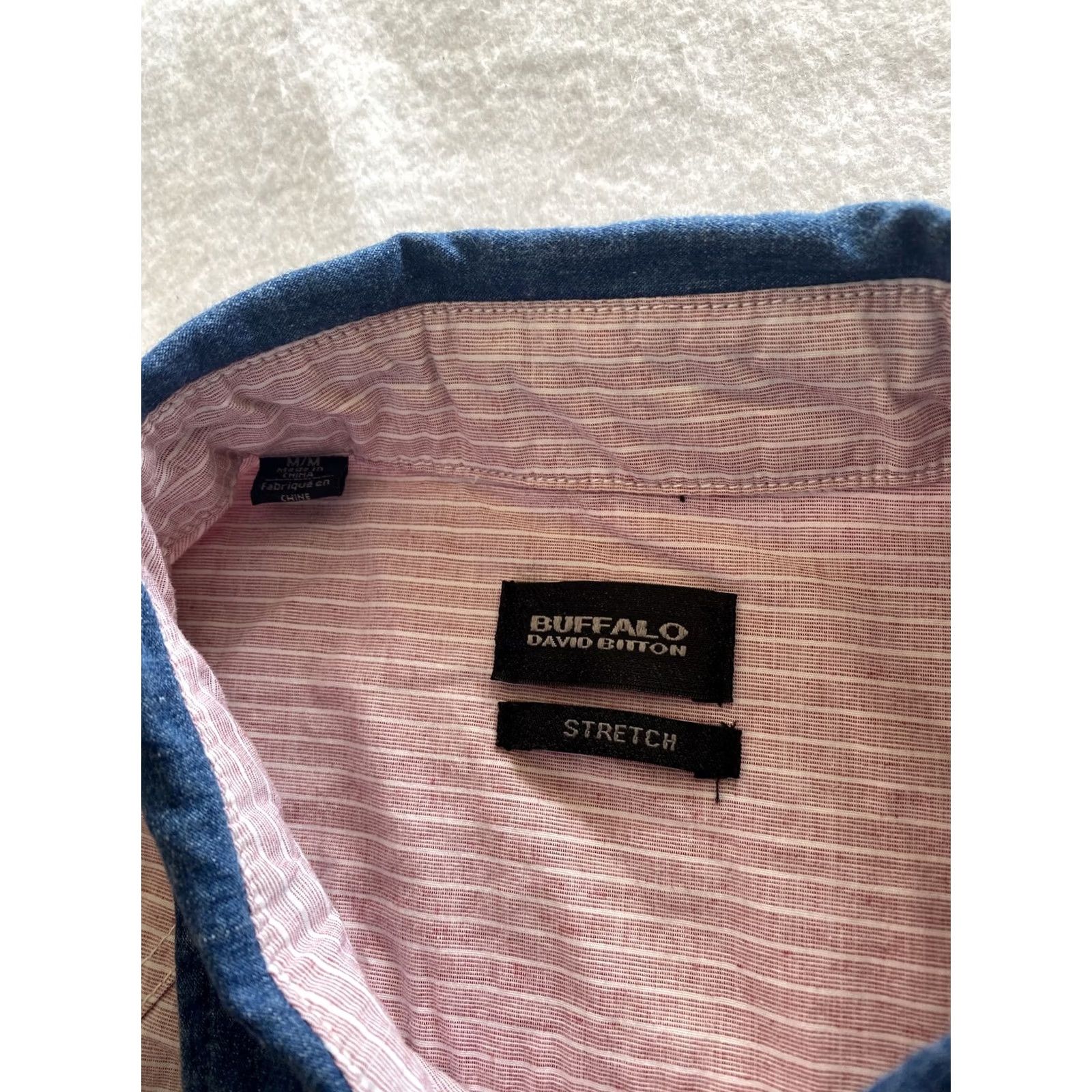Pinko Buffalo Button Shirt Men’s M Pink Short Sleeve Solid Button-Up Casual Formal Caps Pattern Collared Size US M / EU 48-50 / 2 - 2 Thumbnail