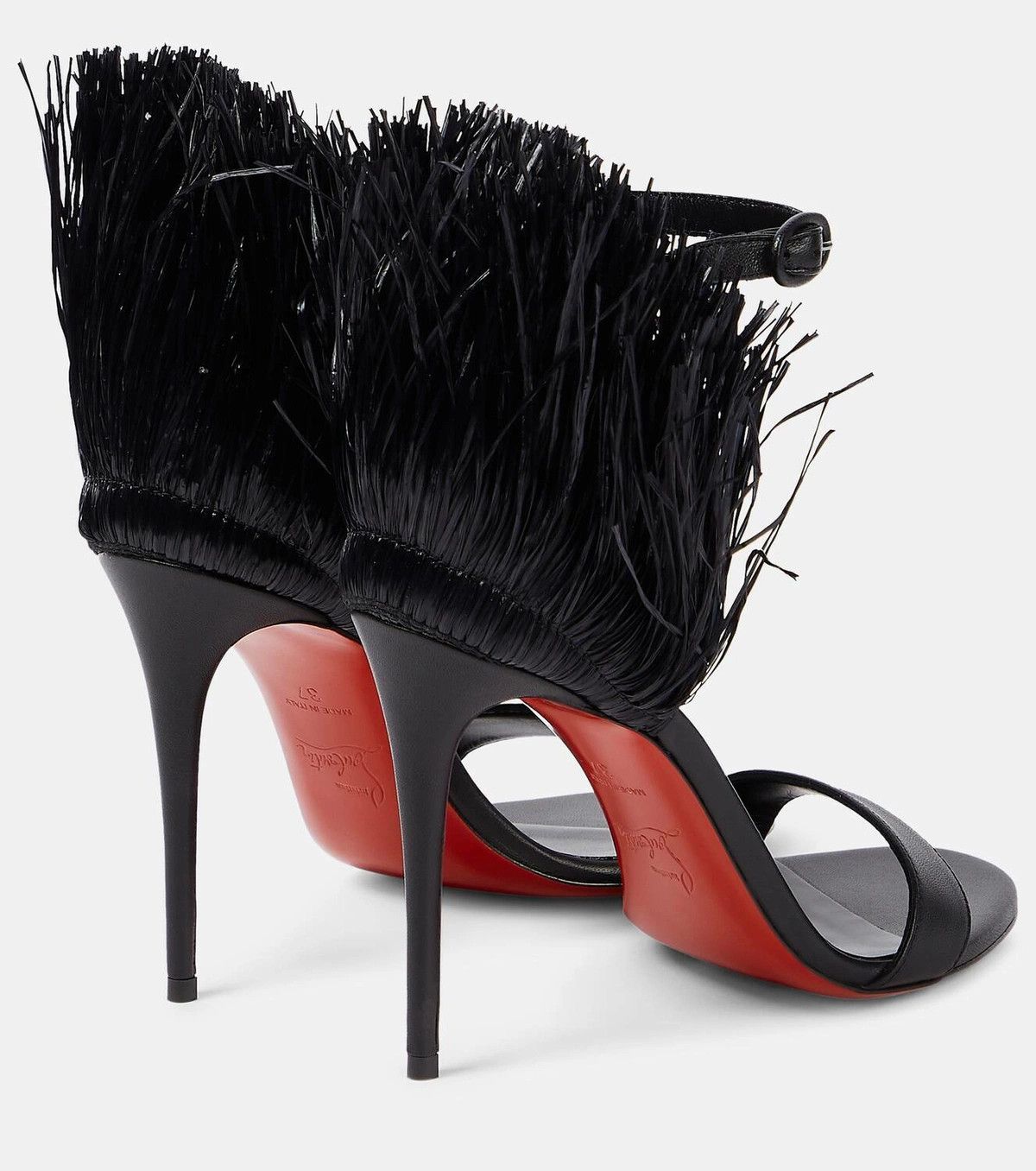 Christian Louboutin o1s1wg110925 Sandals in Black Size US 6.5 / IT 36.5 - 5 Thumbnail
