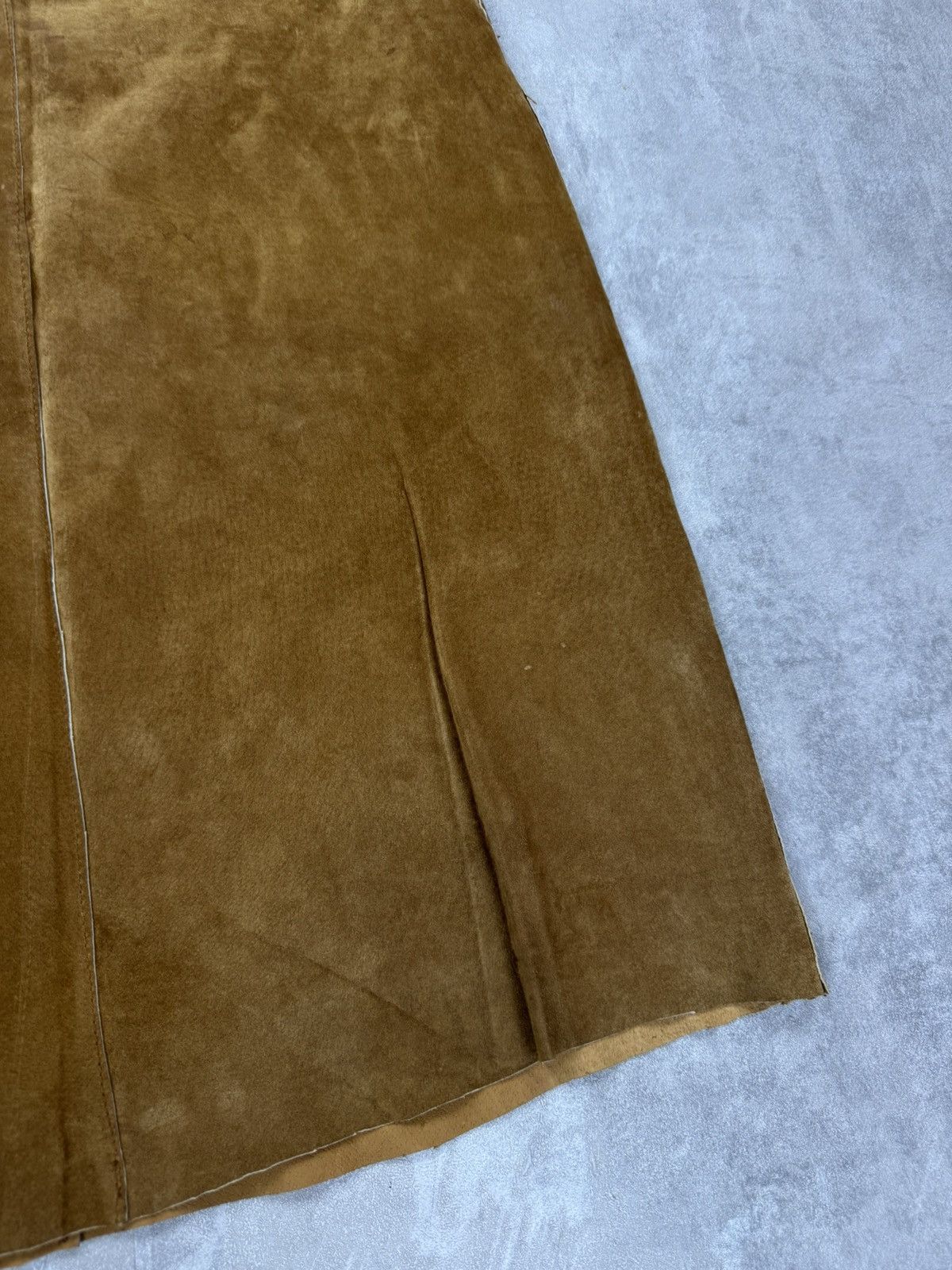 Other outer edge suede skirt vintage midi skirt western cowgirl Size 32" / US 10 / IT 46 - 5 Thumbnail