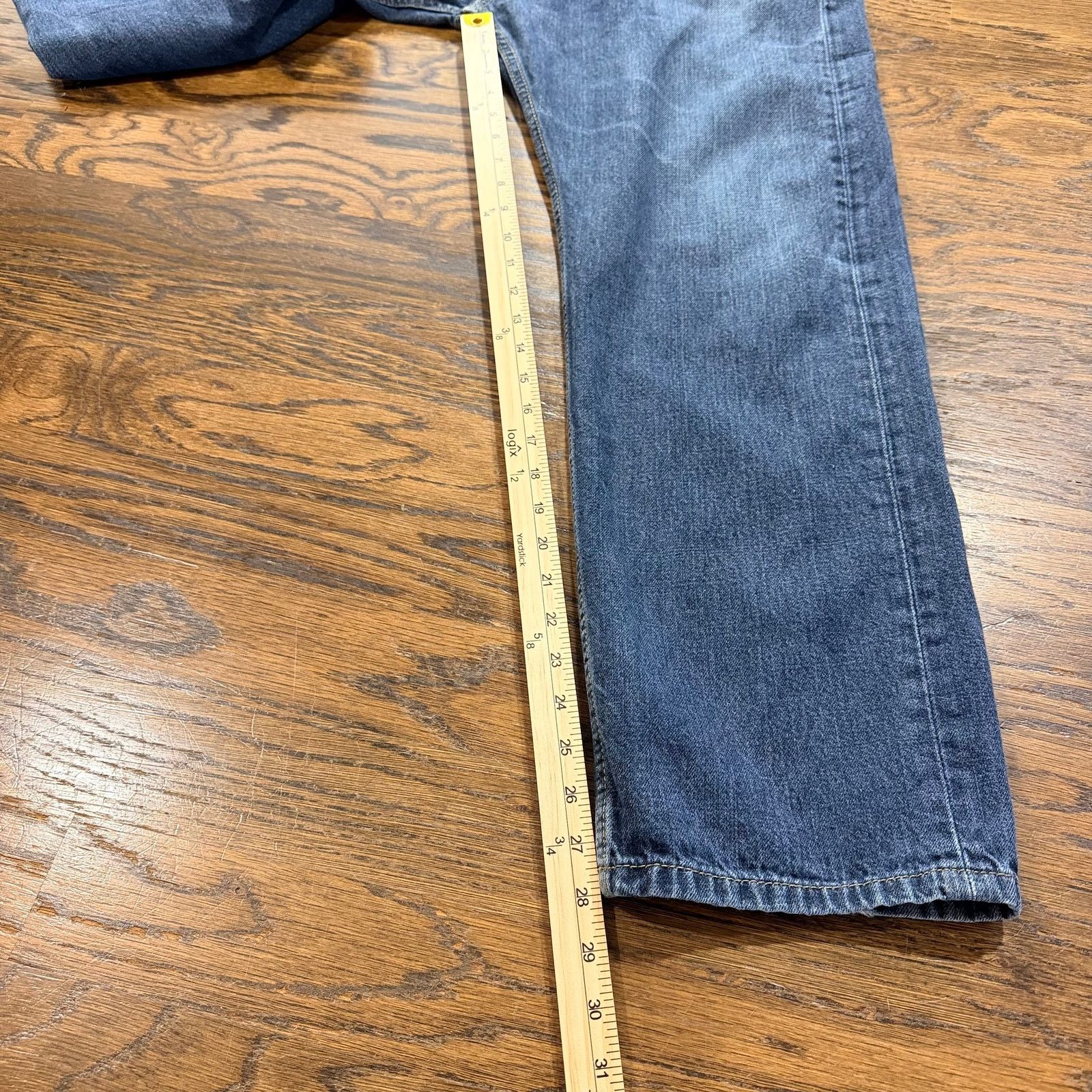 Levi's Levi's 505 Reg Fit Jeans Mens 38x32 Med Wash Straight Leg Size US 38 / EU 54 - 6 Thumbnail