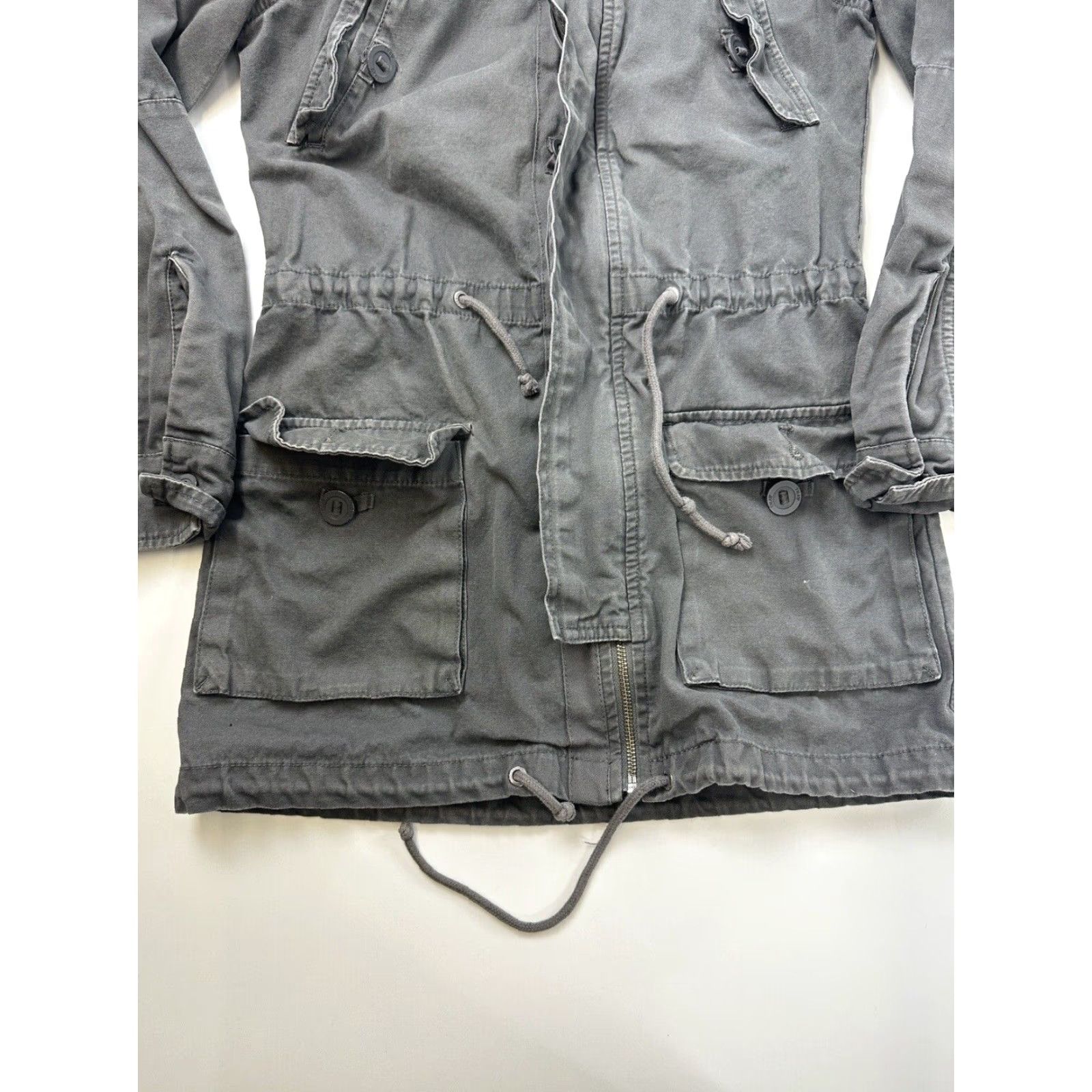 Aritzia Aritzia Women's Gray Mid-Length Utility Jacket XS Size XS / US 0-2 / IT 36-38 - 2 Thumbnail