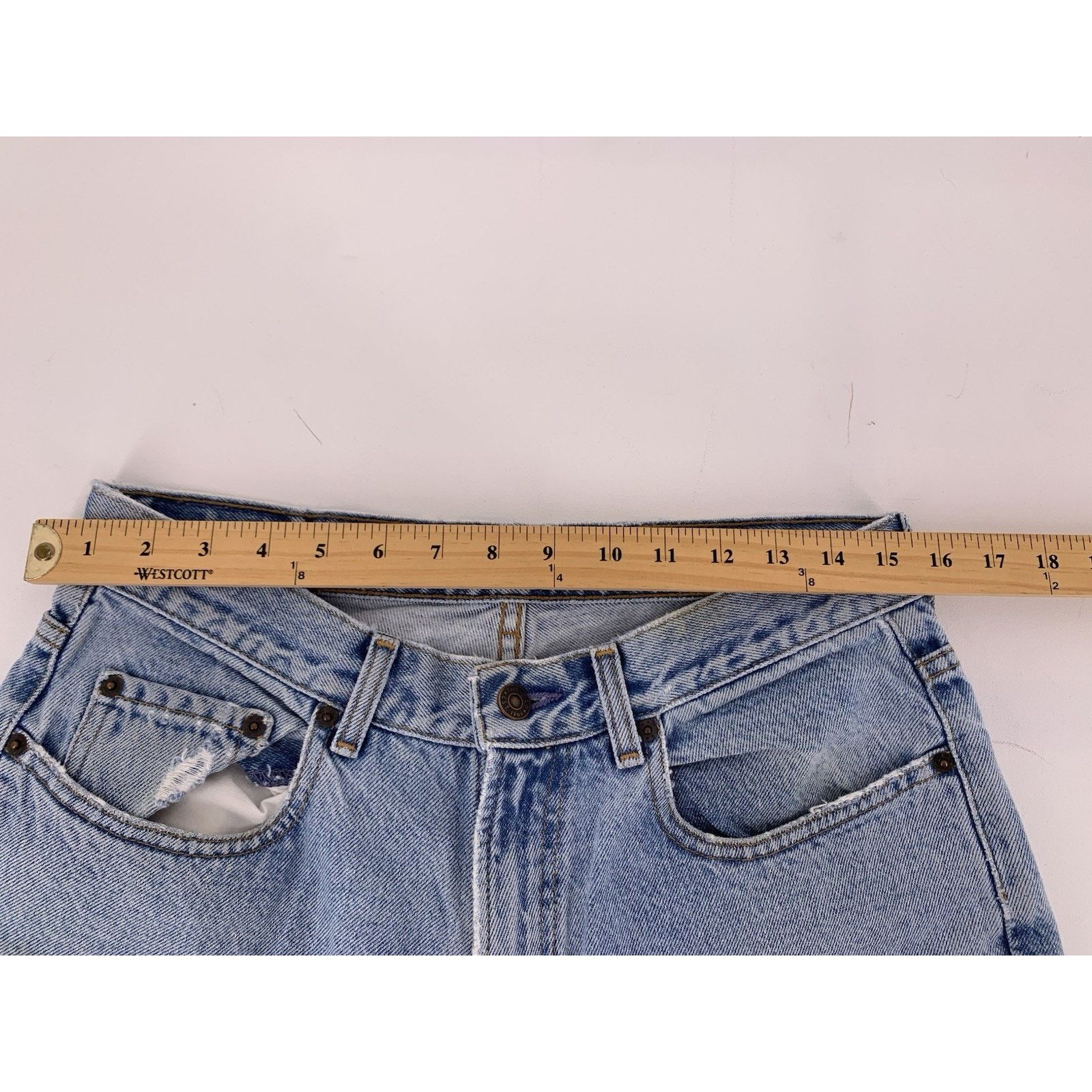 Gap Vintage GAP Blue Jeans 32x32 Light Wash USA Made Grunge Size US 32 / EU 48 - 11 Thumbnail
