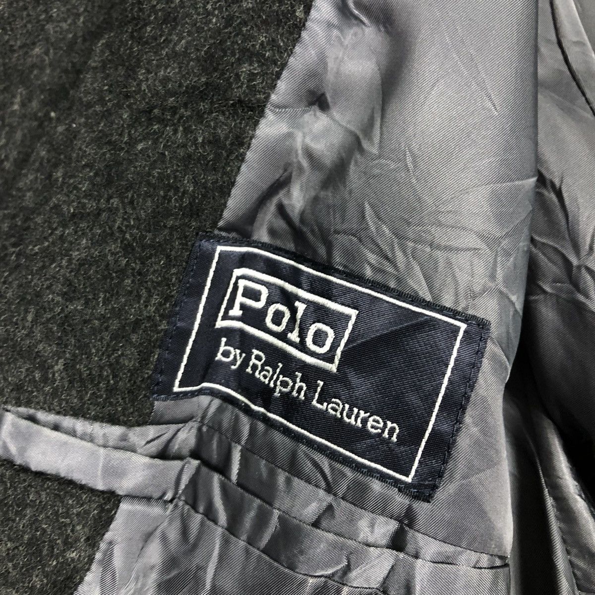 Polo Ralph Lauren 🔥RICH BLACK WOOL LONG JACKET POLO RALPH LAUREN Size US L / EU 52-54 / 3 - 21 Thumbnail