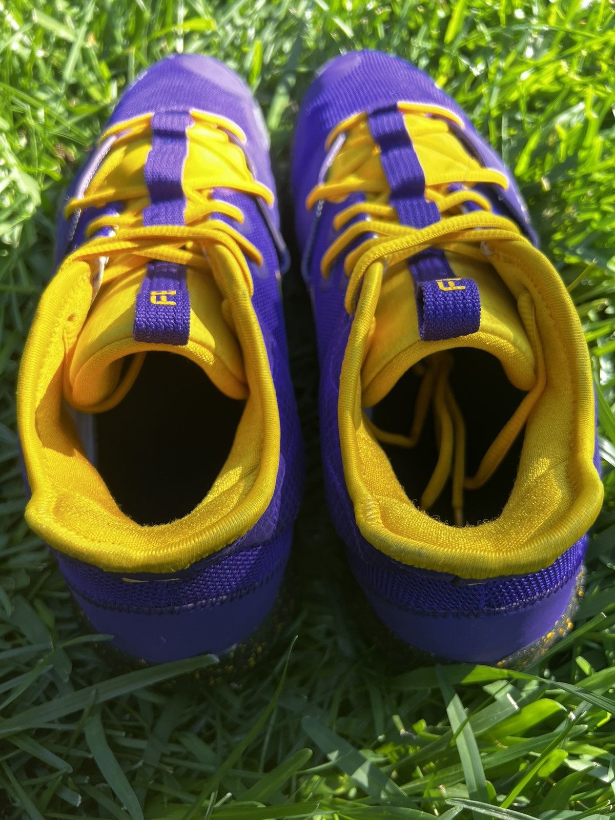 Nike CLEAN Nike PG 3 ID size 13.5 Mens Purple Lakers shoes Size US 13 / EU 46 - 10 Thumbnail