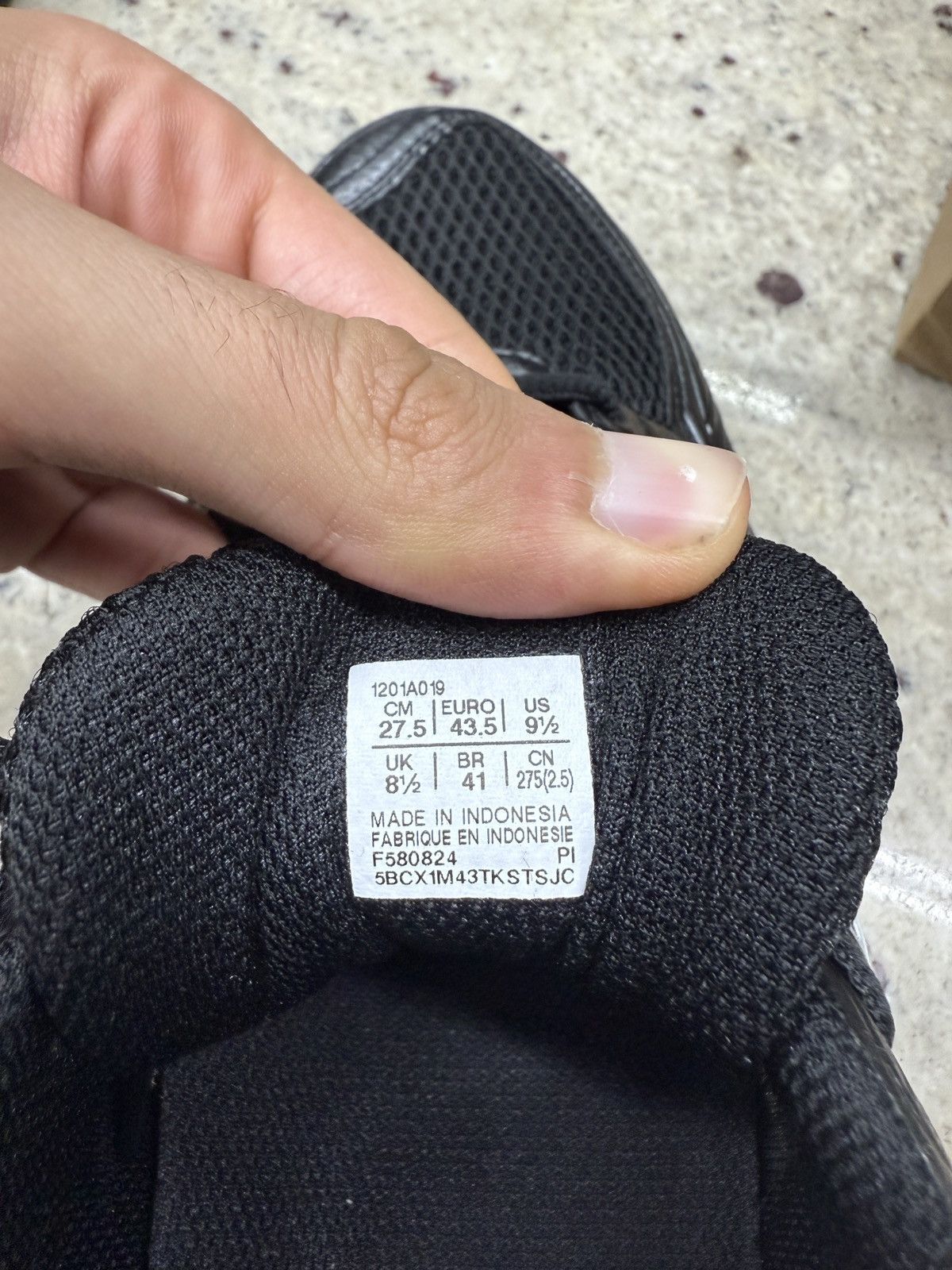 Asics Asic Gel Kayano 14s Black/Pure Silver Size US 9.5 / EU 42-43 - 7 Thumbnail