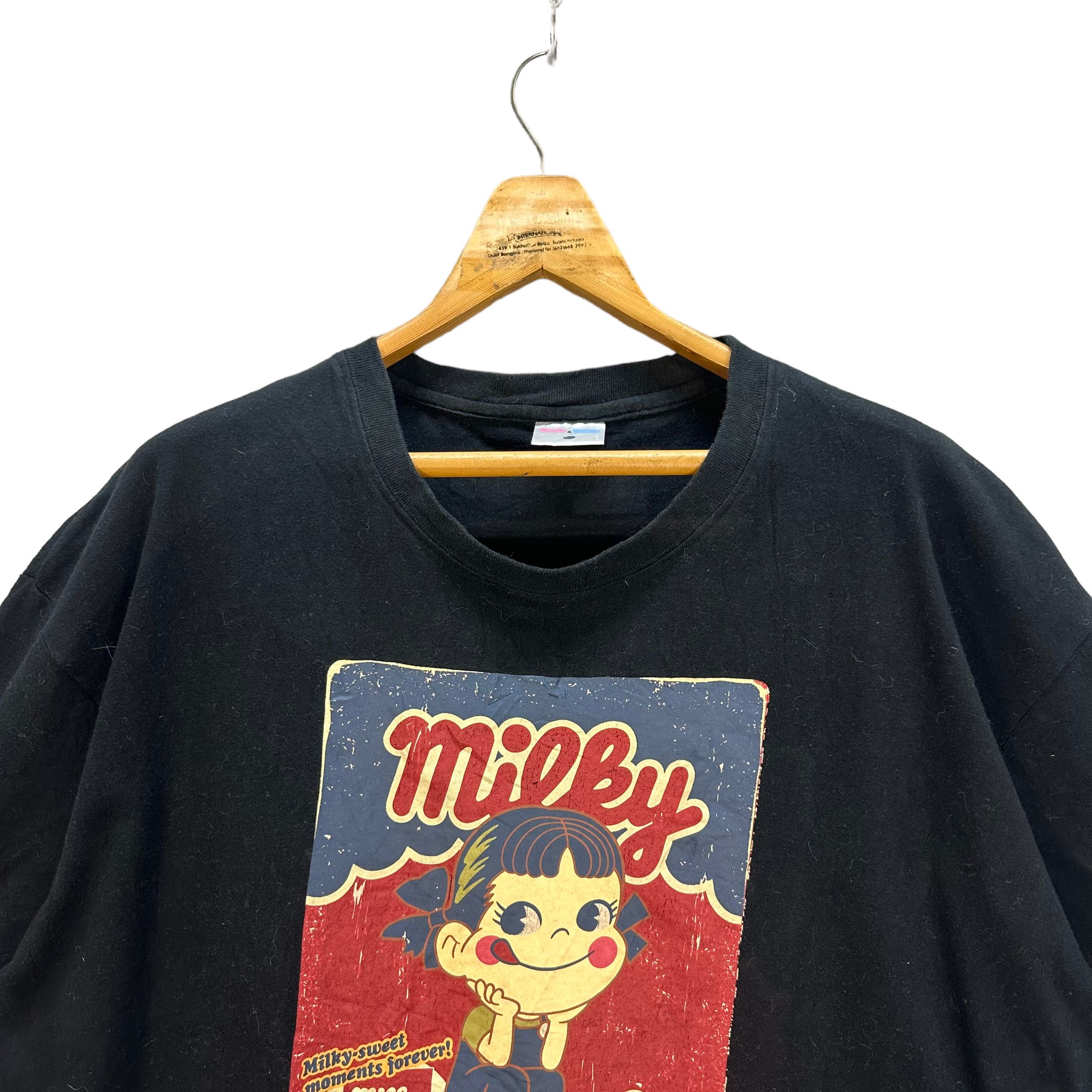 Japanese Brand MILKY PEKO & POKO GRAPHIC TEES #7975-194 Size US XXL / EU 58 / 5 - 2 Thumbnail
