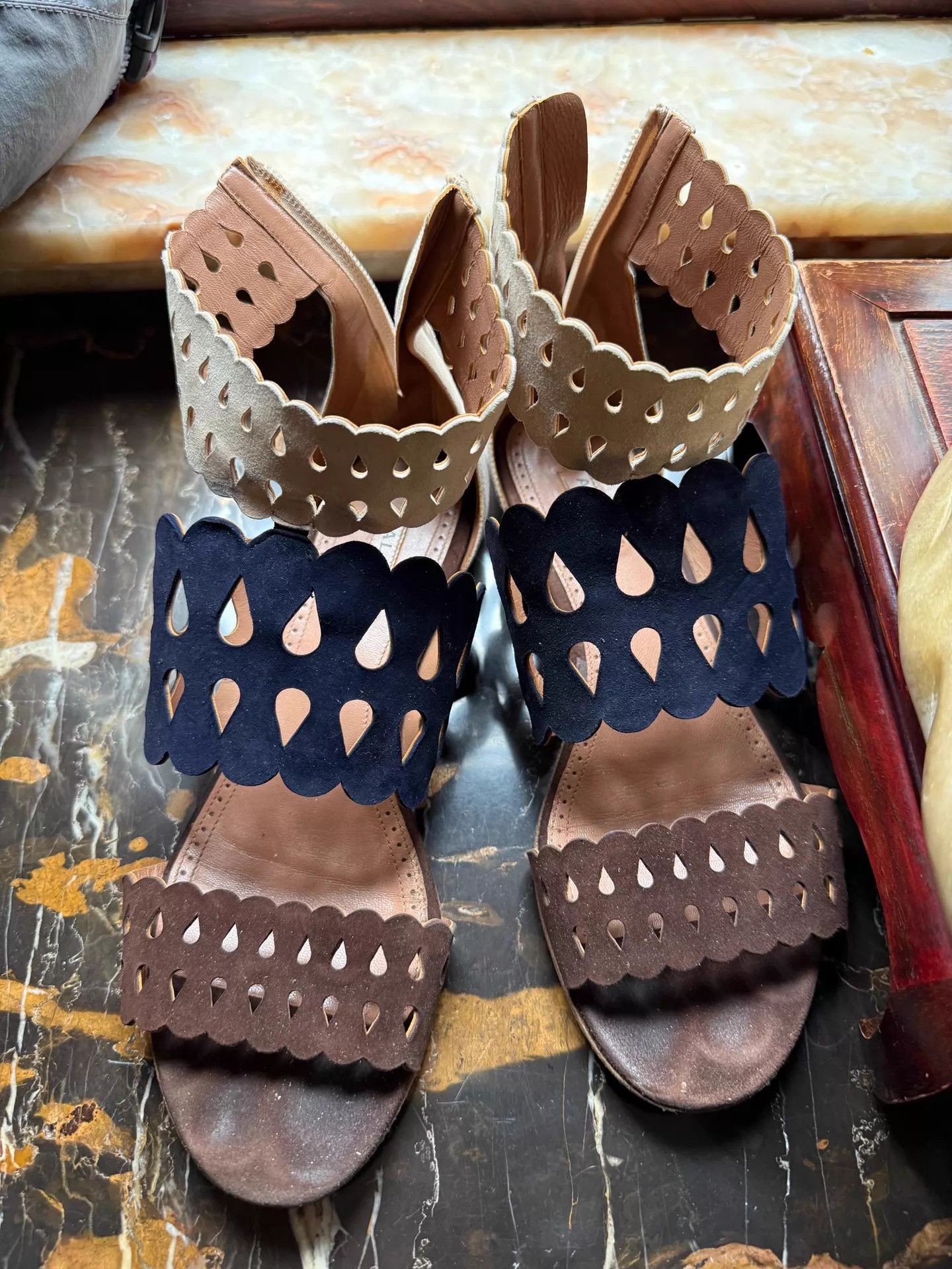 Alaia Alaïa Sandals Size 37 Authentic Size US 6.5 / IT 36.5 - 4 Thumbnail