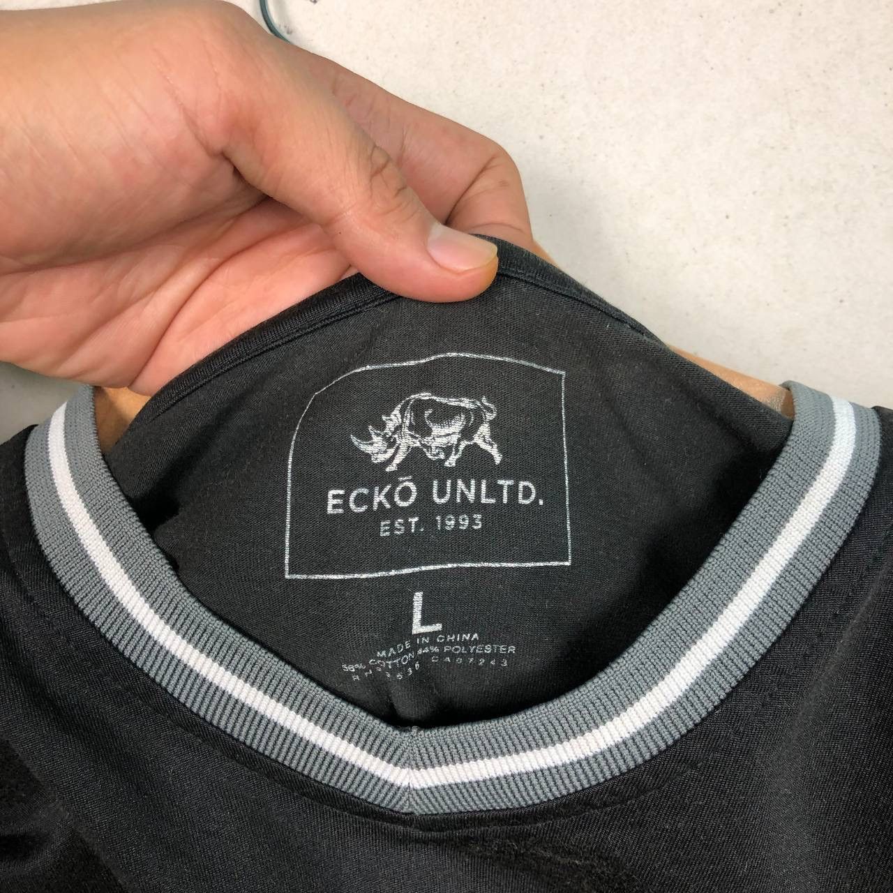 Ecko Unltd. Cyber Y2K ECKO UNLTD 72 Black Hockey Jersey Size US L / EU 52-54 / 3 - 8 Thumbnail
