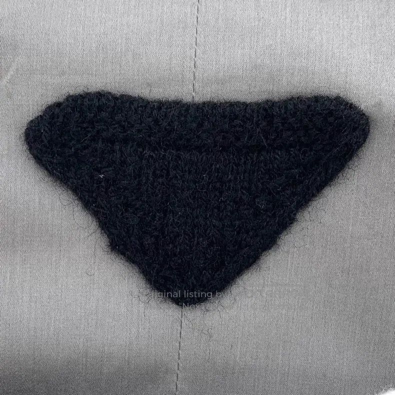 Prada Prada 23 gray triangle standard cotton lapel single-breast Size XXS / US 00 / IT 34 - 5 Thumbnail