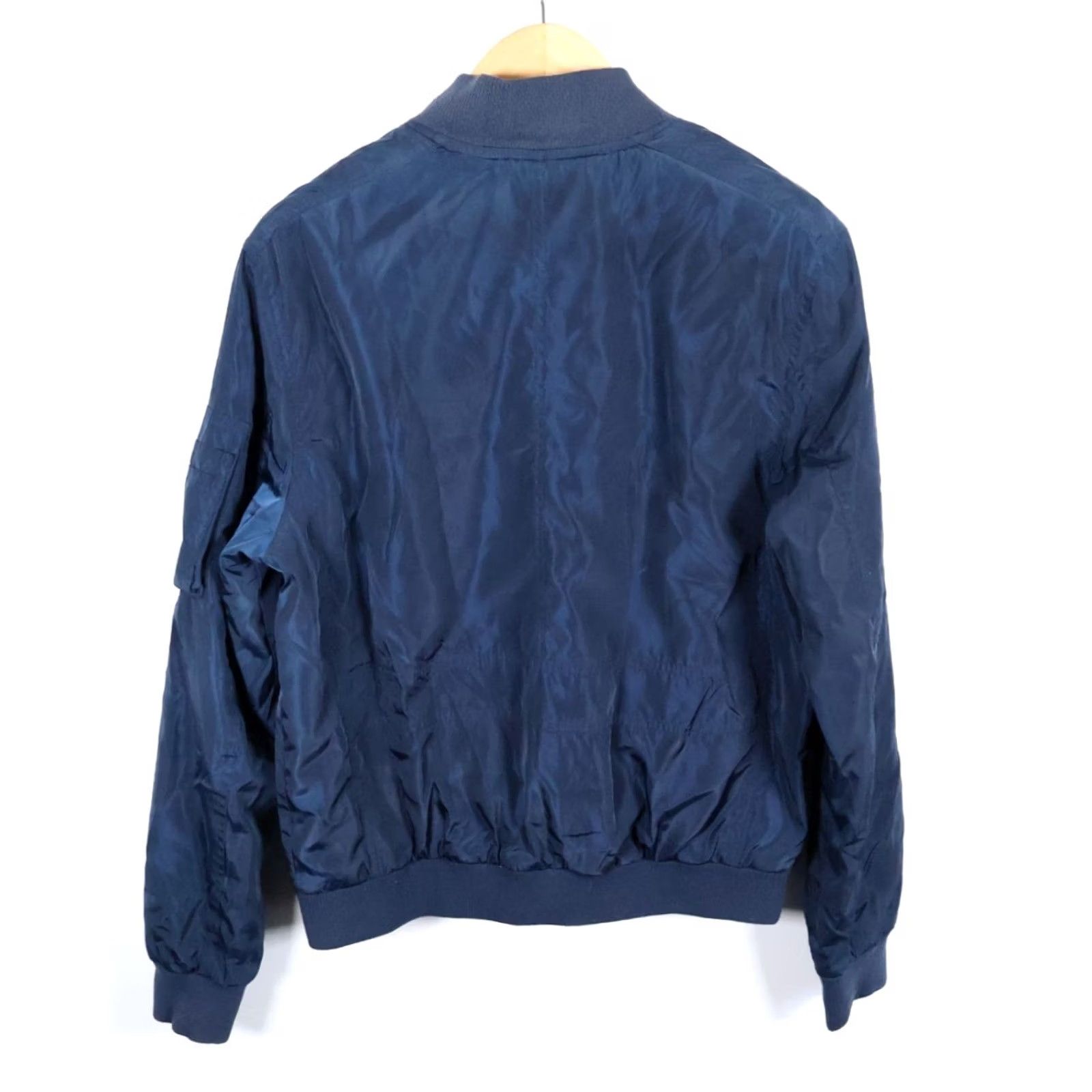 Vintage VINTAGE MA-1 Bomber Jacket Men's Large Dark Blue Orange Insulated Talon Zipper VTG Size US L / EU 52-54 / 3 - 2 Thumbnail