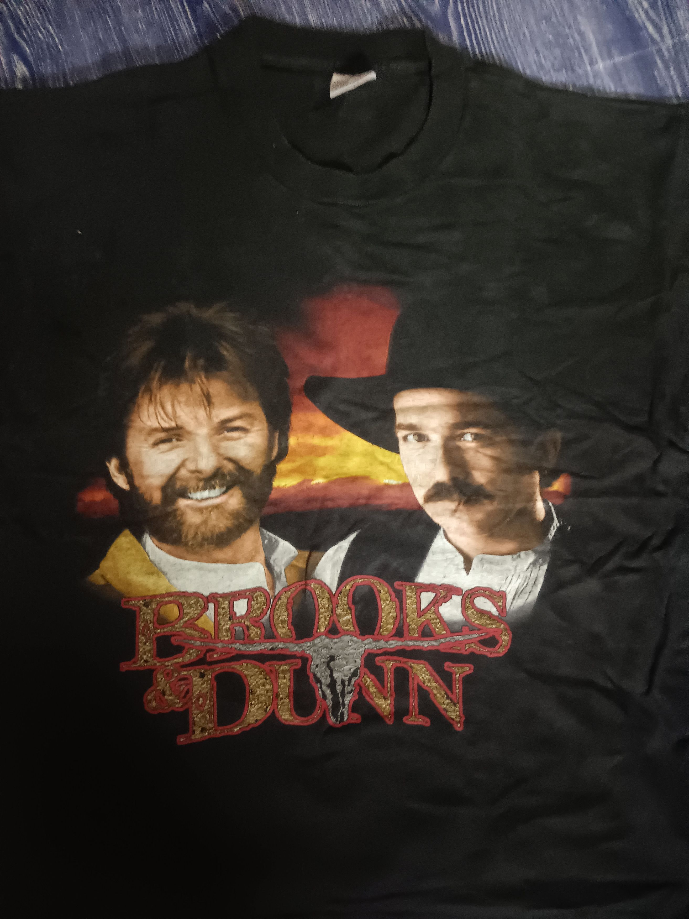 Anvil × Band Tees × Vintage Brooks Dunn Vintage - Waitin on Sundown Tour Size US L / EU 52-54 / 3 - 2 Thumbnail