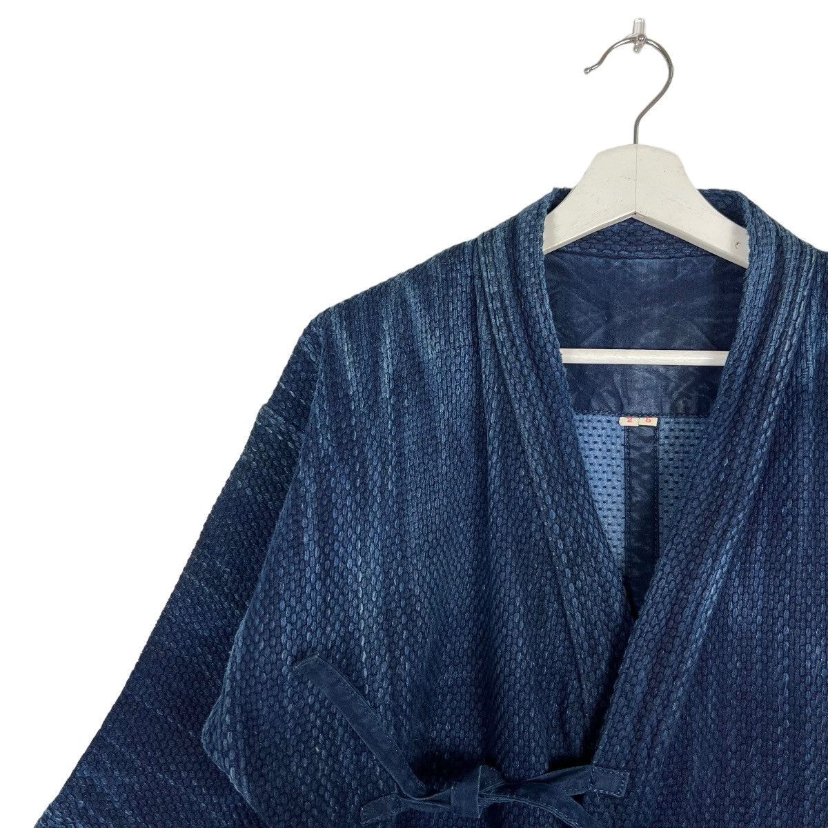 Indigo × Japanese Brand 🔥 VINTAGE 60s INDIGO KENDO CARDIGAN JACKET Size US M / EU 48-50 / 2 - 7 Thumbnail