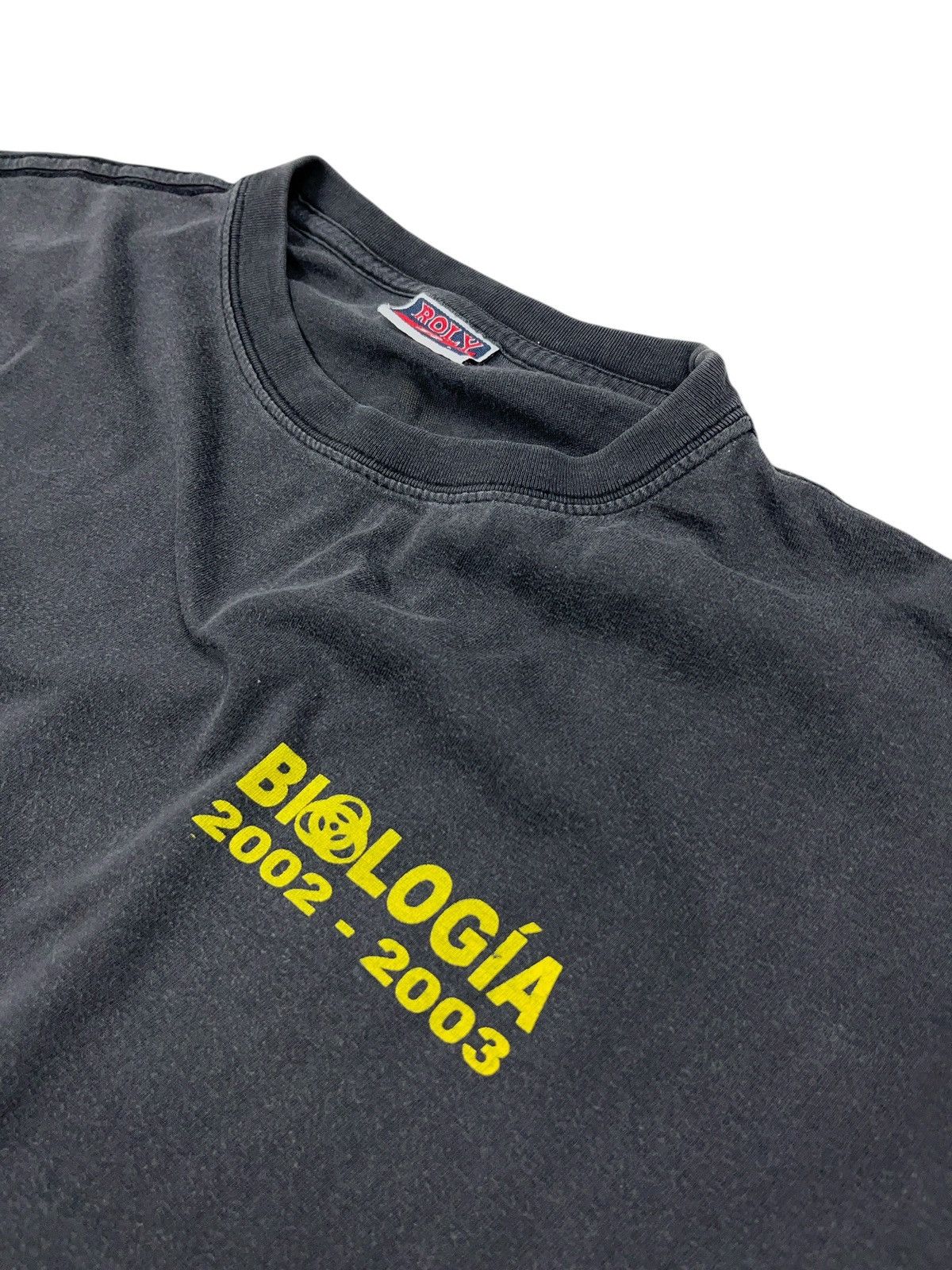 Vintage Vintage 2002 Peligro Biologico Biohazard Biology T-Shirt Size US L / EU 52-54 / 3 - 5 Thumbnail