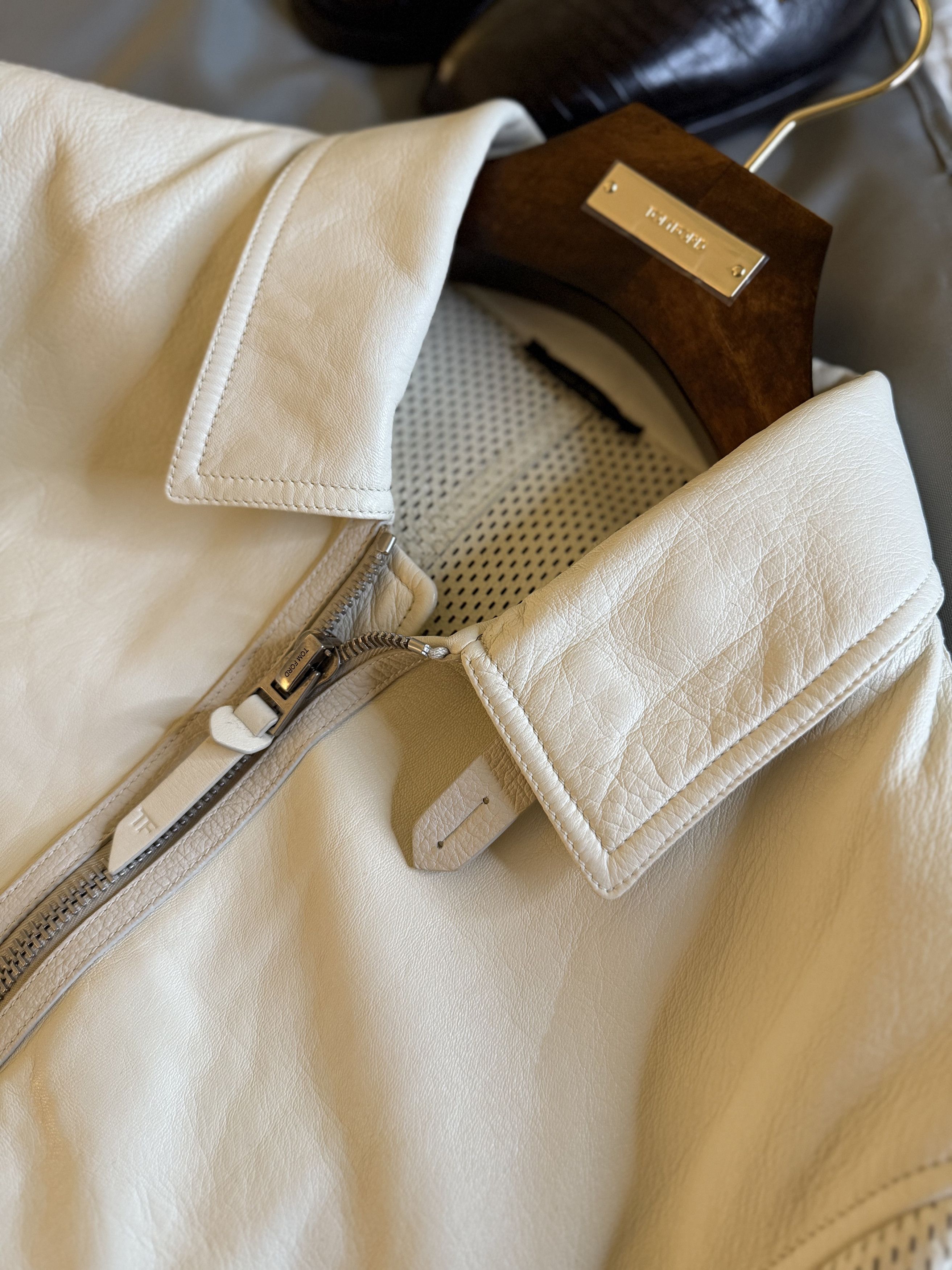 Tom Ford Fits 50-52, Ultimate Rare $8,700 w/tax Perforated Jacket Size US L / EU 52-54 / 3 - 16 Thumbnail