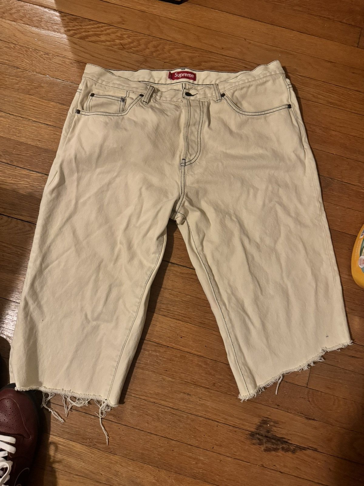 Supreme Supreme Regular Jeans Off White Size US 36 / EU 52 - 3 Thumbnail