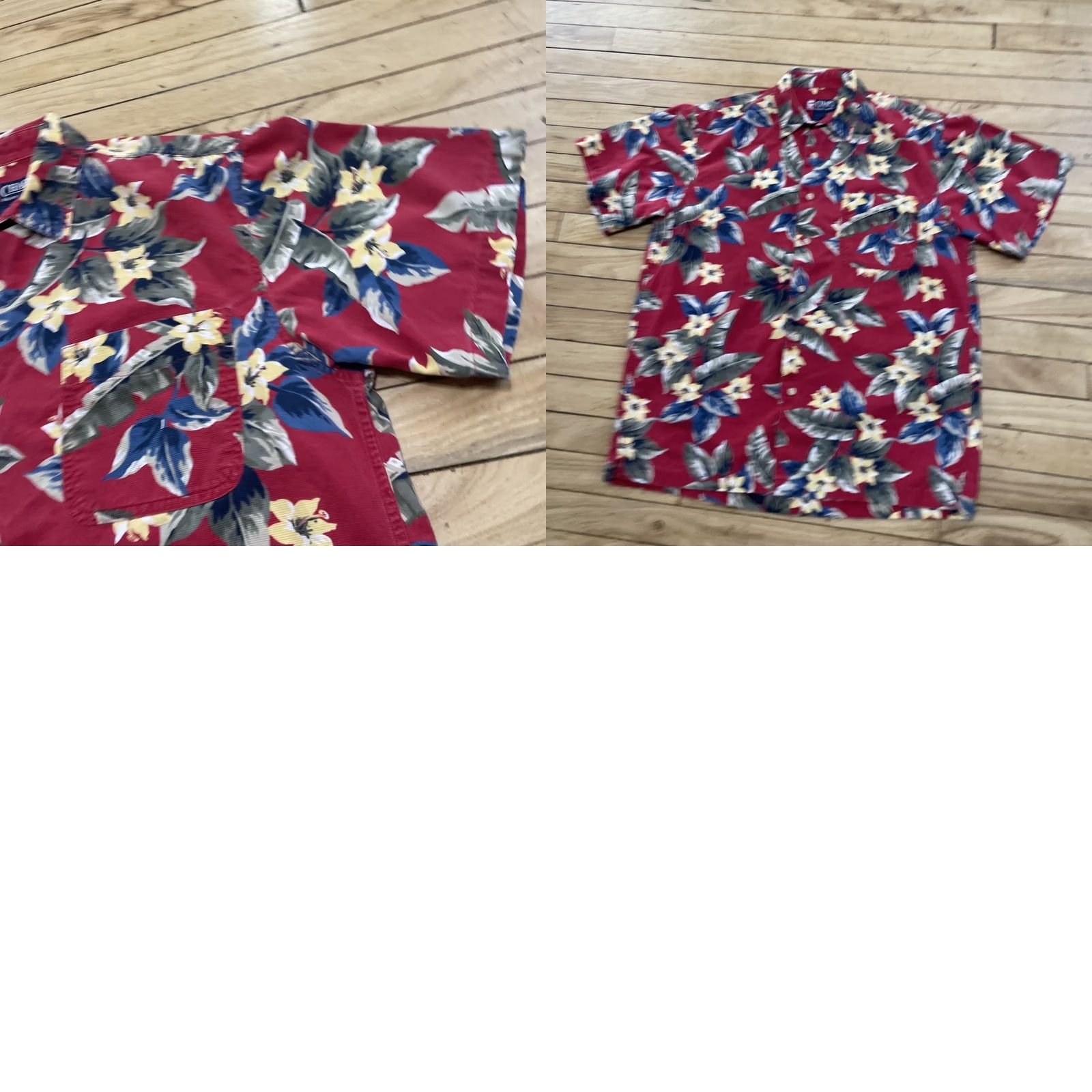 Ralph Lauren VINTAGE Chaps Ralph Lauren Hawaiian Shirt Men M Aloha Tropical Leaf ButtonUp Red Size US M / EU 48-50 / 2 - 11 Thumbnail