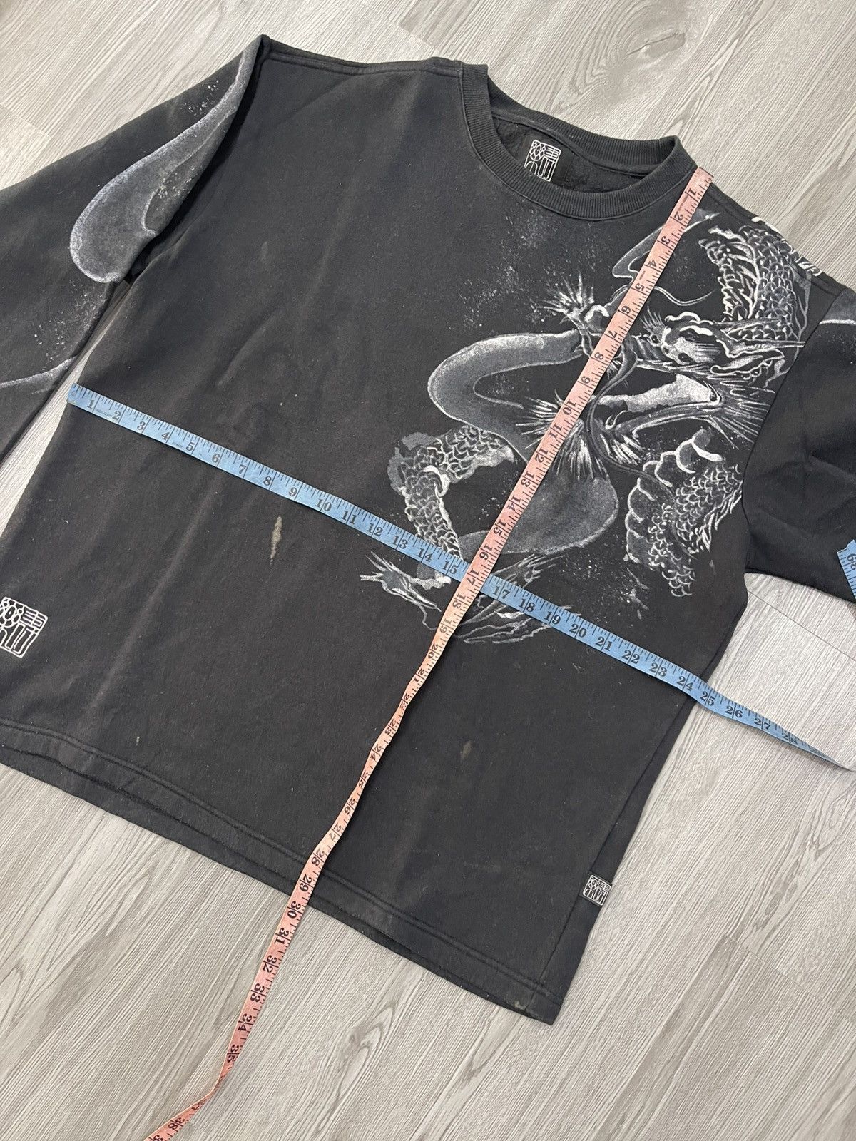 Japanese Brand JURAKU LEGENDARY JAPAN DRAGON PULLOVER Size US XL / EU 56 / 4 - 5 Thumbnail