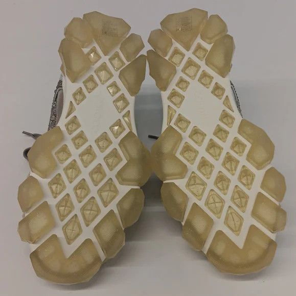 Jimmy Choo Jimmy Choo Diamond X Strap Lo-Top Sneakers w/ Crystals- EU44 Size US 11 / EU 44 - 15 Thumbnail