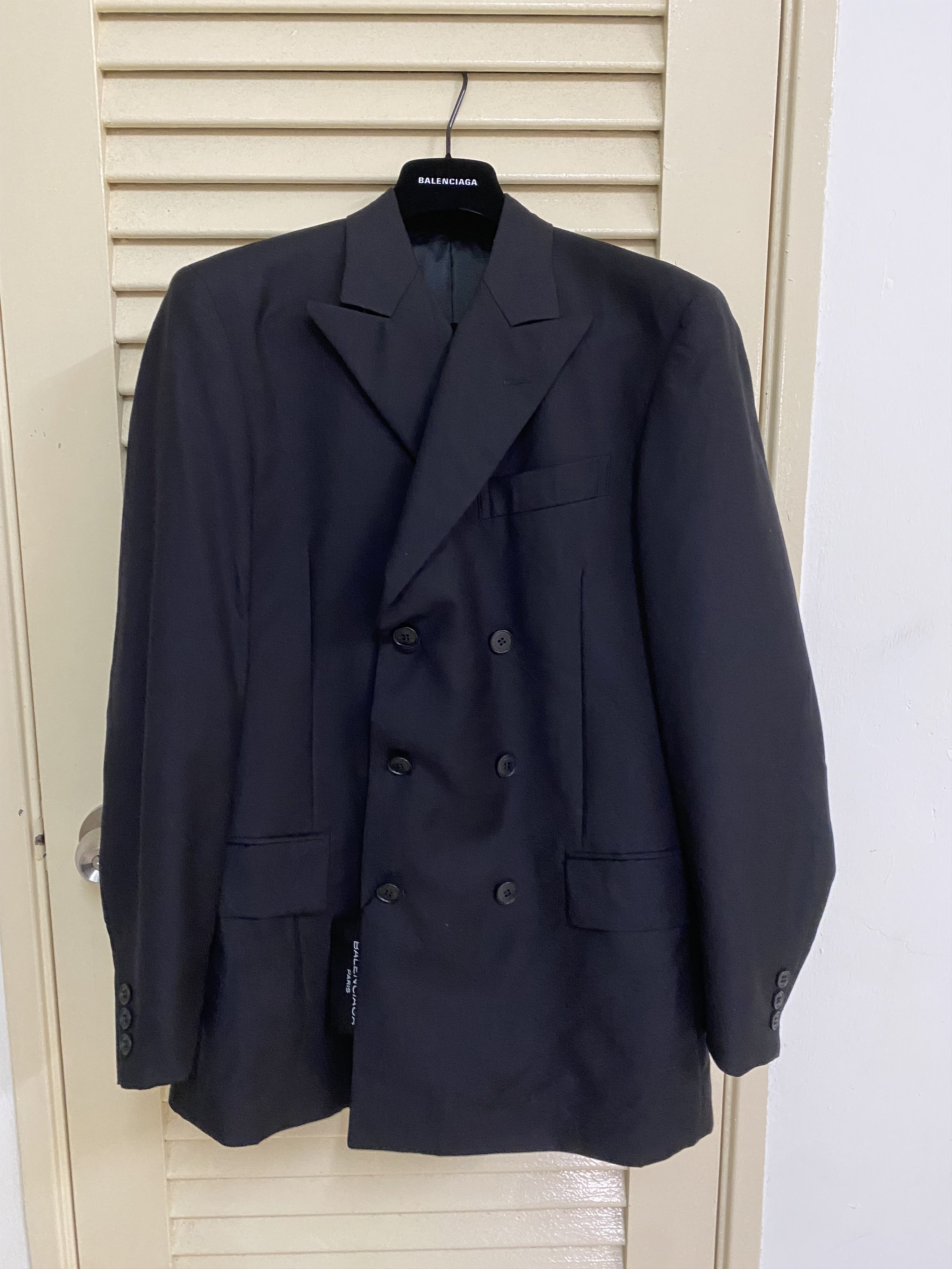 Balenciaga Nwt Double Breasted Balenciaga Blazer Suit Size 40R - 2 Thumbnail