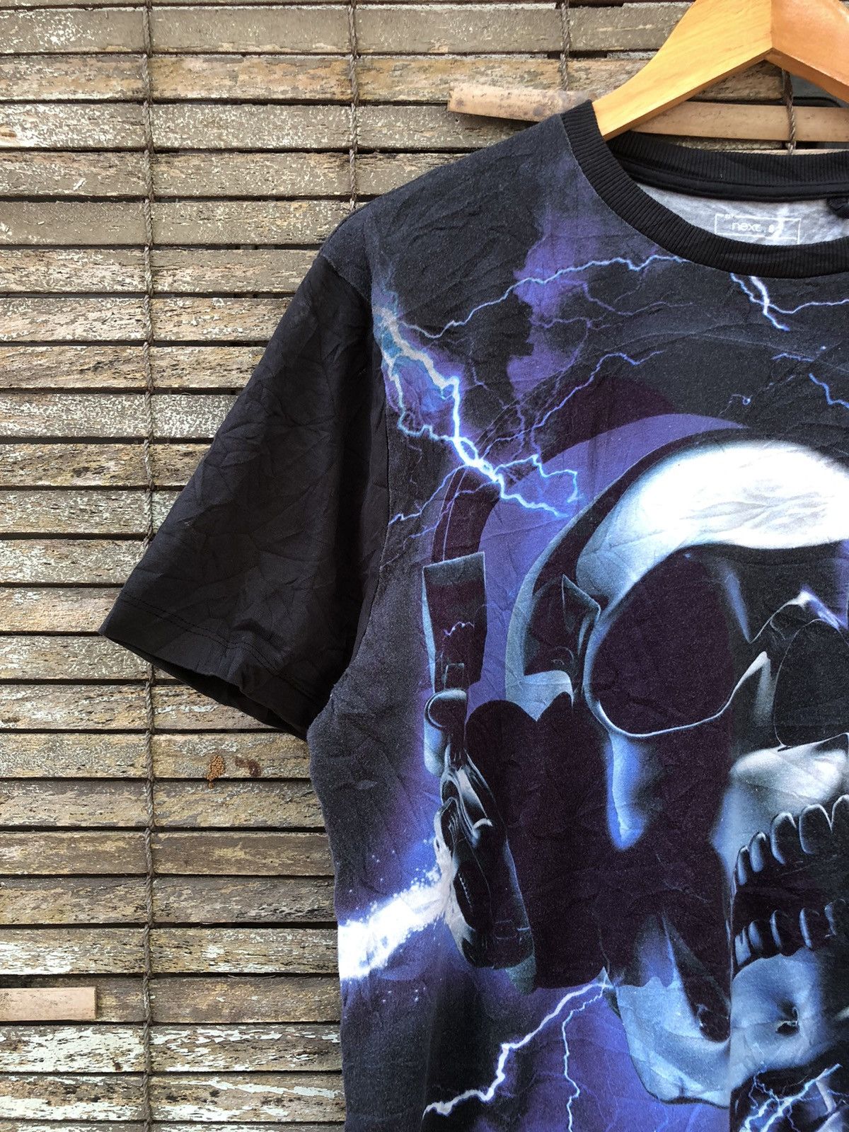 Affliction × Japanese Brand Japanese Brand Next 82 OVP Flame Skull Tee Size US L / EU 52-54 / 3 - 6 Thumbnail