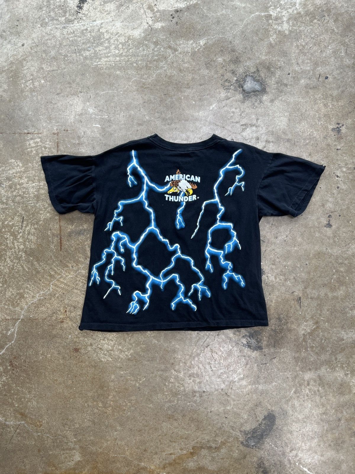 Vintage Vintage American Thunder USA Native Eagle Lightning Large Size US L / EU 52-54 / 3 - 5 Thumbnail