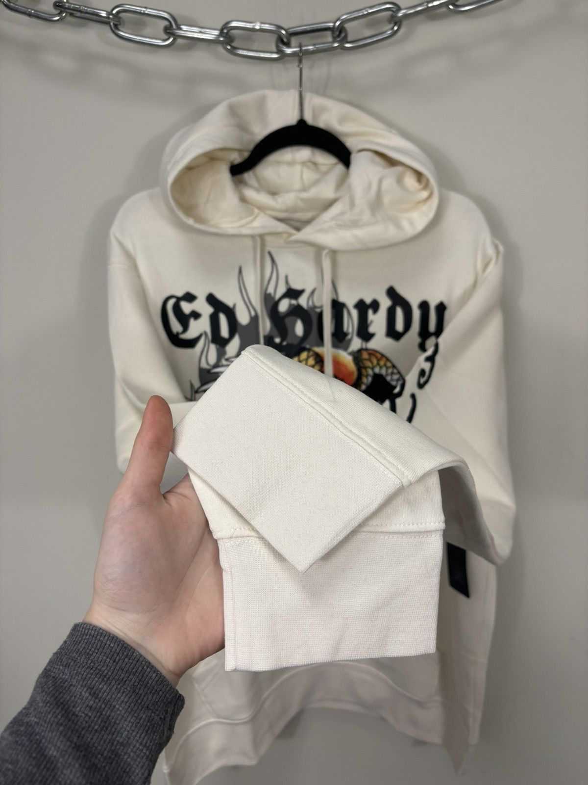 Ed Hardy Ed Hardy Tattoo Skull Eagle Logo NEW Hype Y2K Hoodie Size US M / EU 48-50 / 2 - 10 Thumbnail