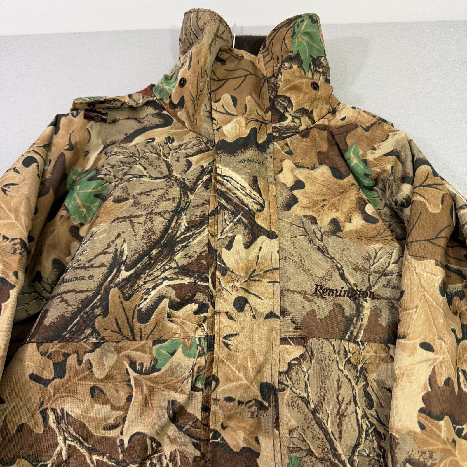 Vintage Remington Hunting Jacket Large Camo Nylon Full Zip Hooded Size US L / EU 52-54 / 3 - 2 Thumbnail