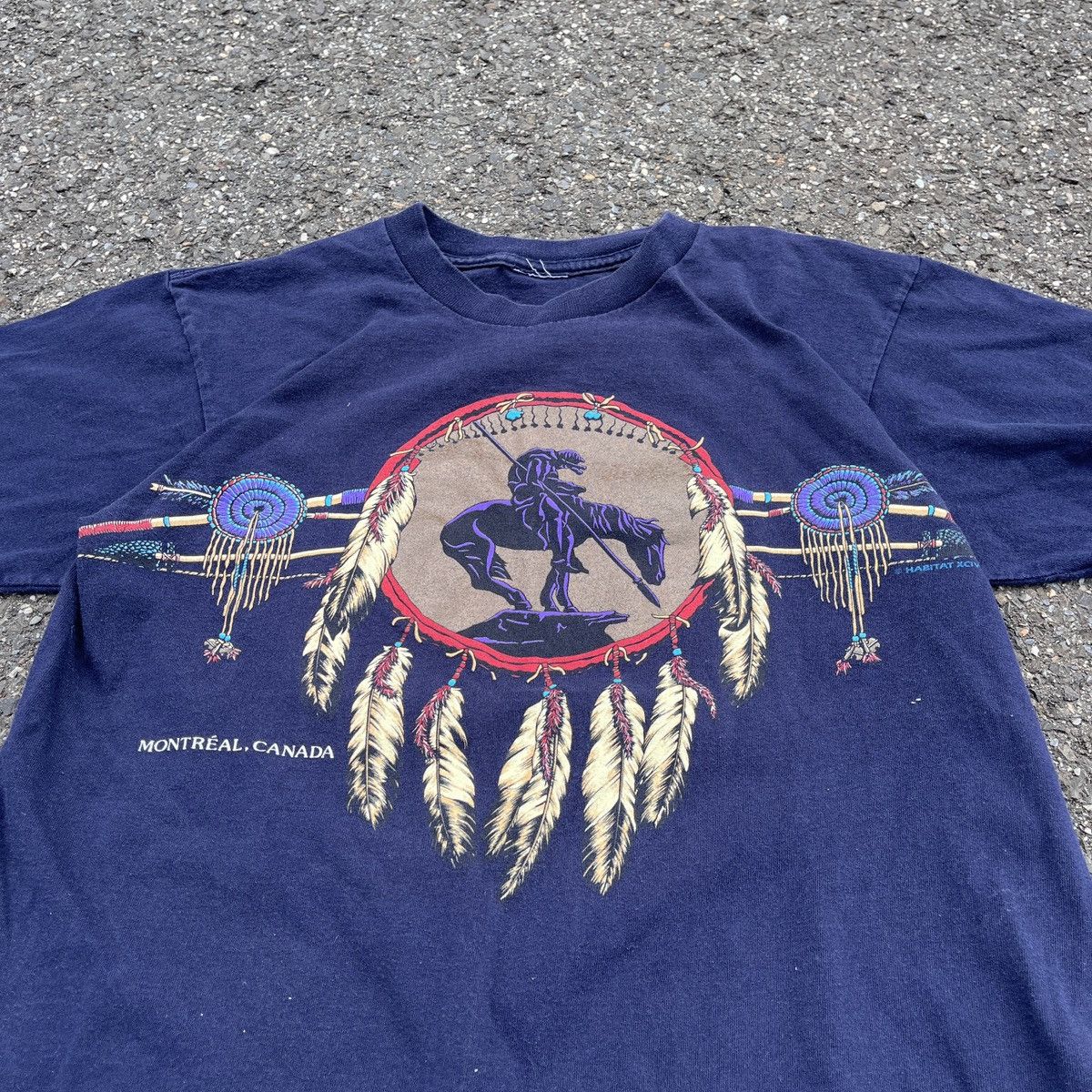 Vintage Vintage 90’s Wildlife Montreal Canada Graphic T Shirt Size US M / EU 48-50 / 2 - 3 Thumbnail